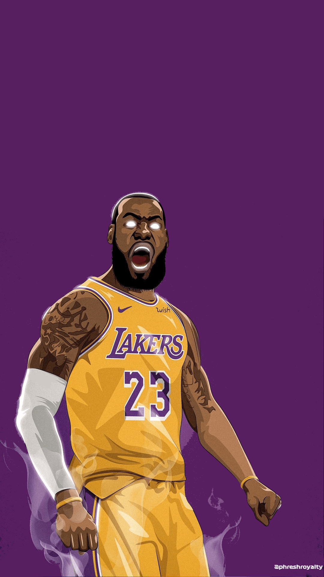 Lebron James Cartoon Wallpapers Wallpaper Cave