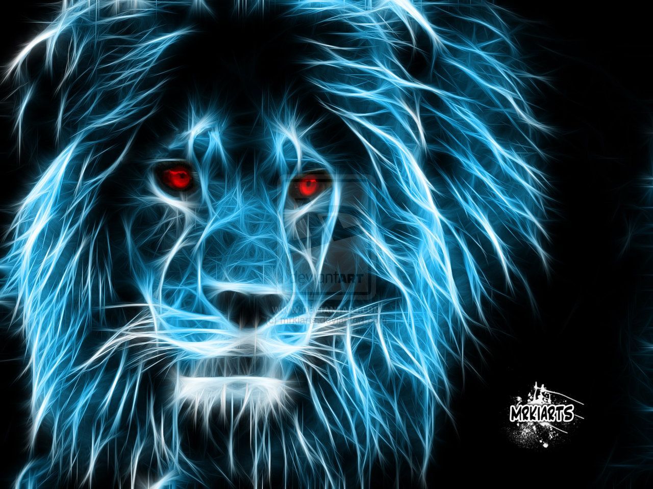 Blue Lion Wallpapers Wallpaper Cave