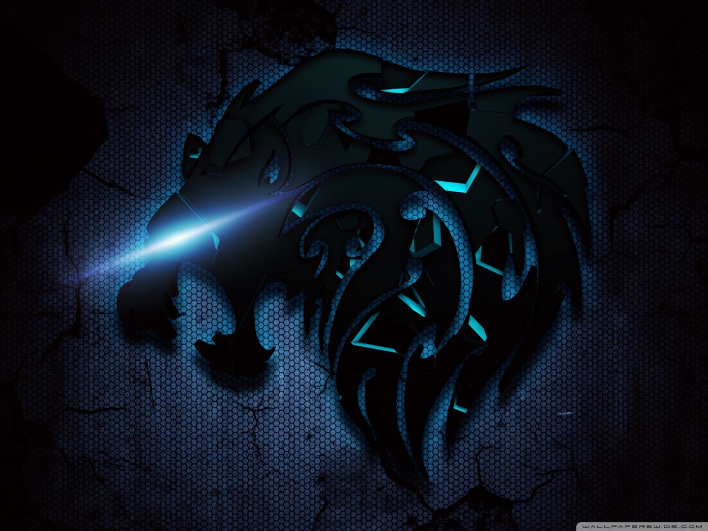 Blue Lion Wallpapers Wallpaper Cave