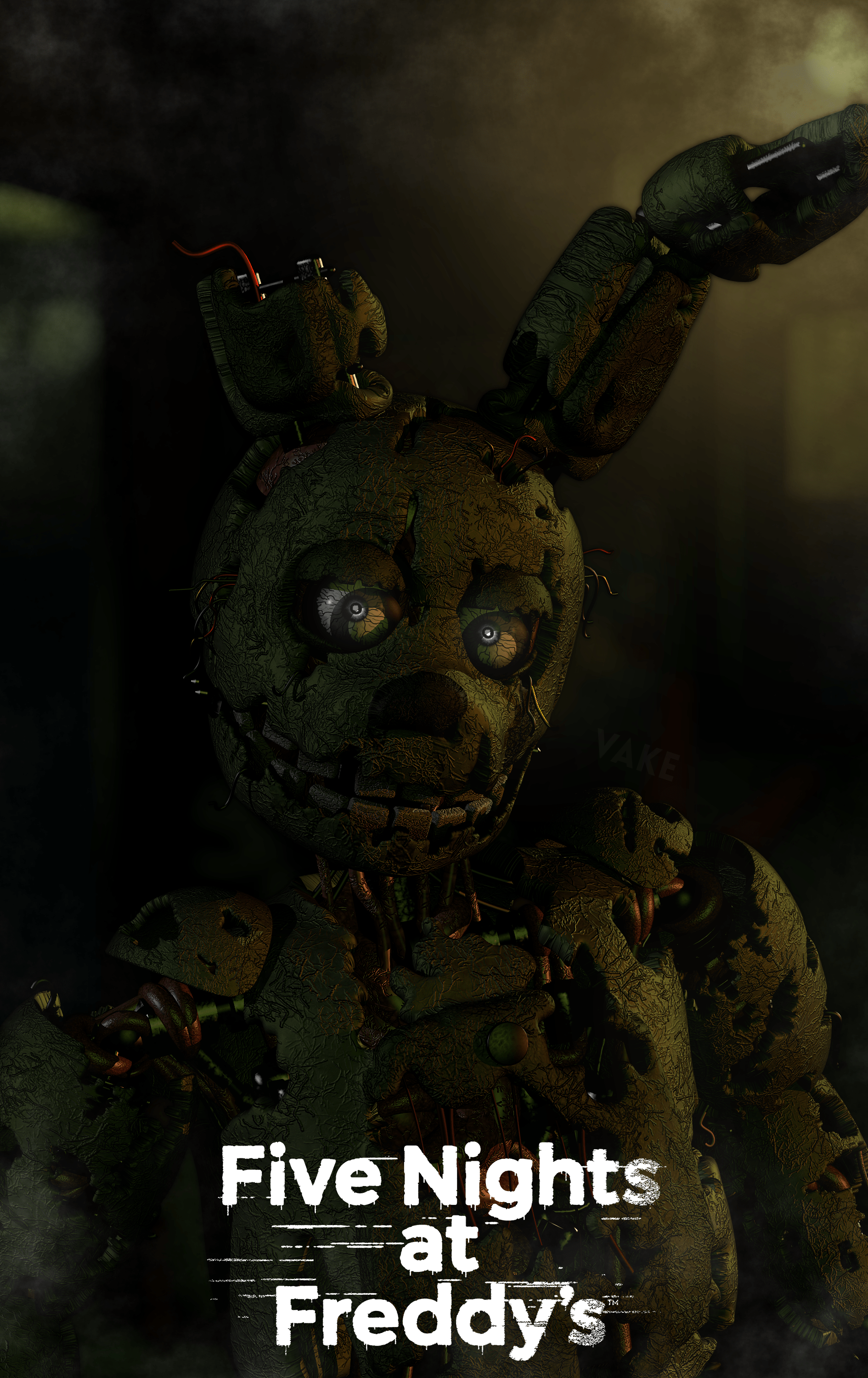 Toxic Springtrap Wallpapers Wallpaper Cave