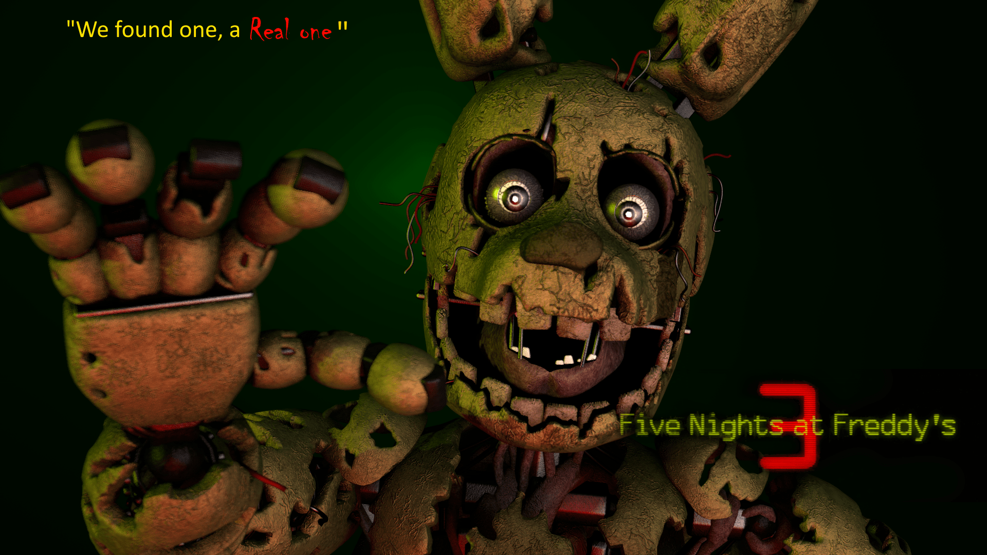Toxic Springtrap Wallpapers Wallpaper Cave