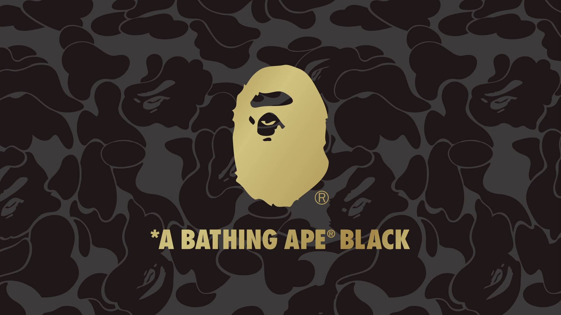Bape Desktop Black Wallpapers Wallpaper Cave