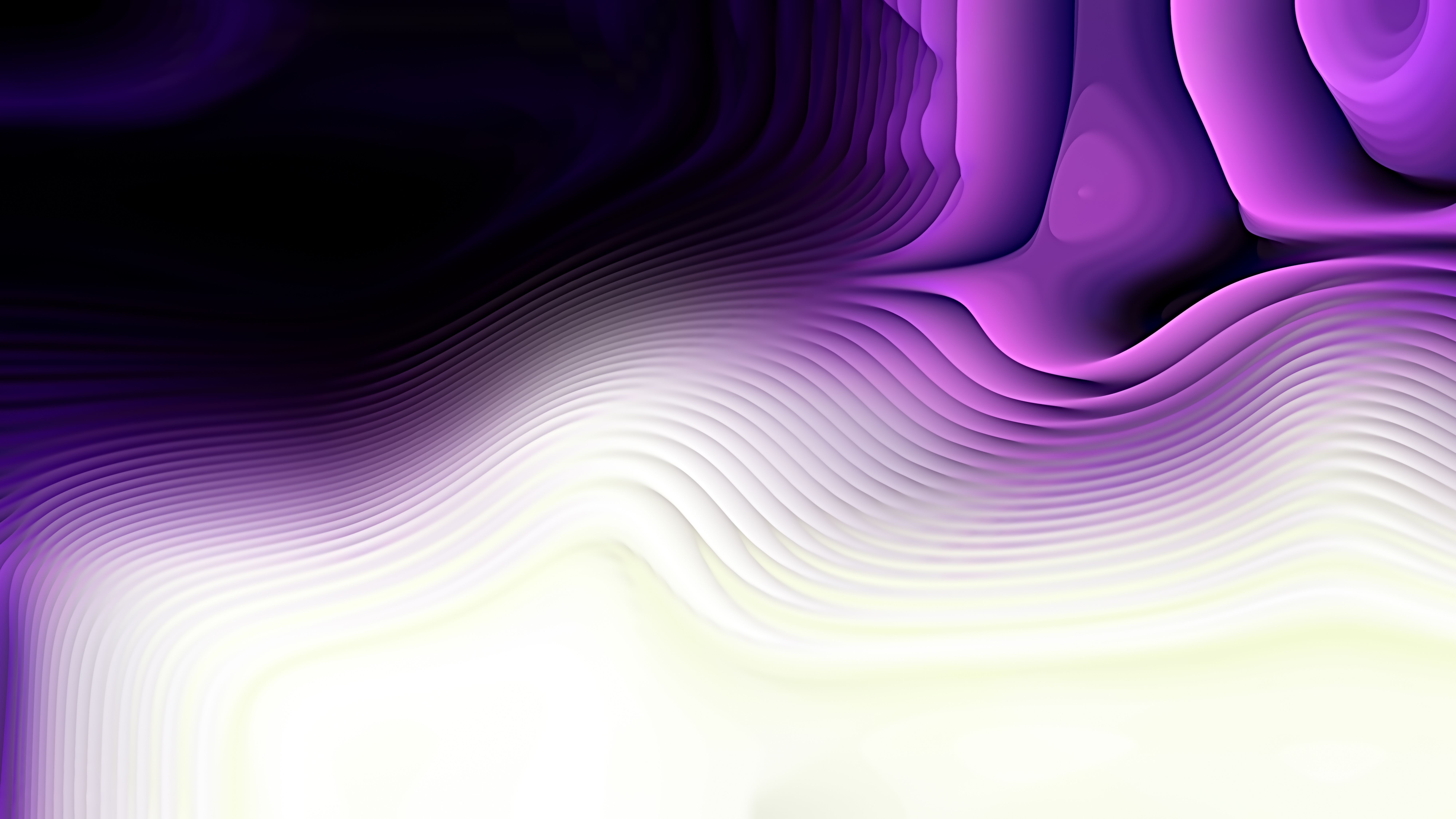 Abstract Yellow Purple And Blue 3D Pattern Wallpapers
