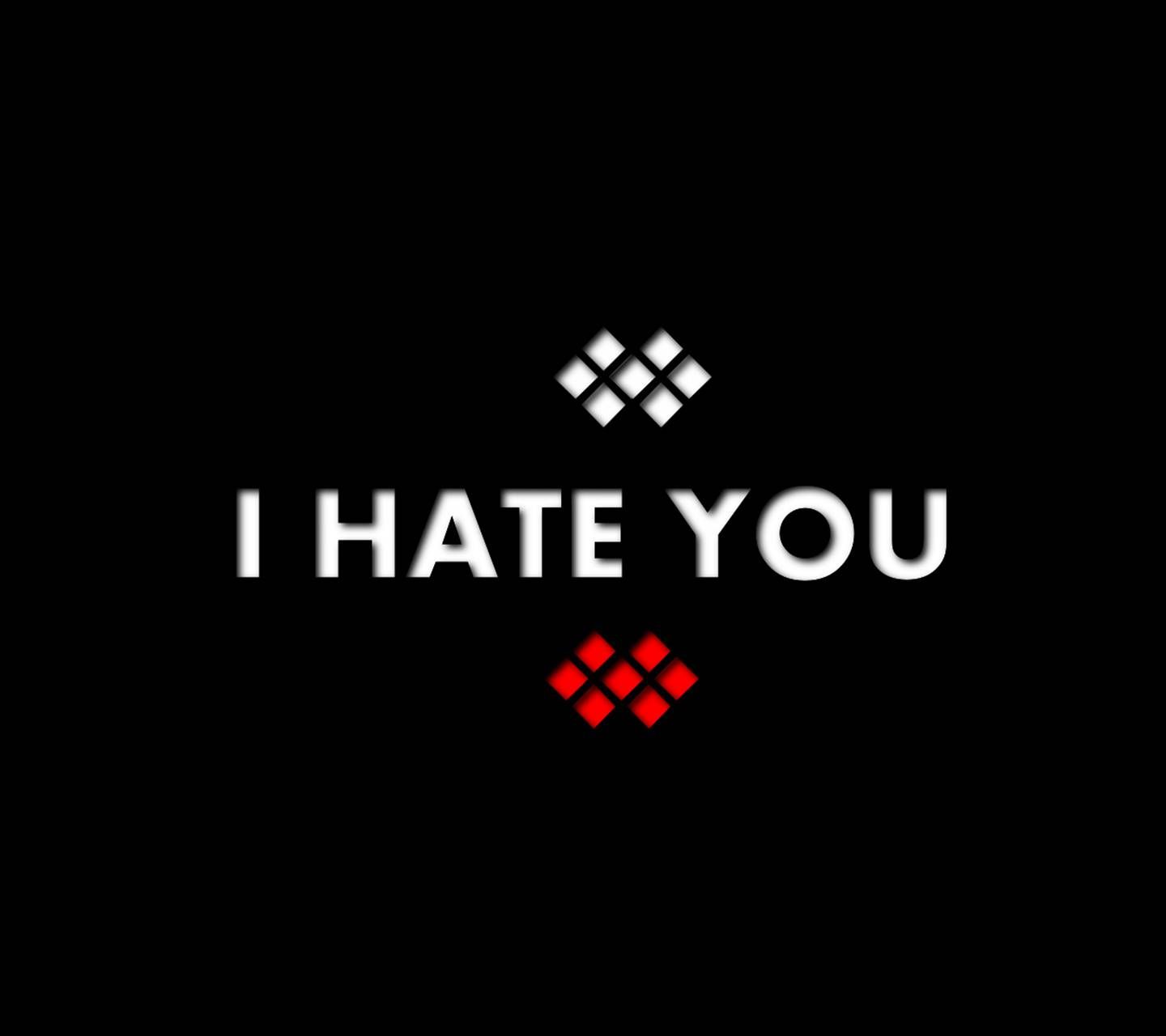 I Hate U Wallpapers Wallpaper Cave