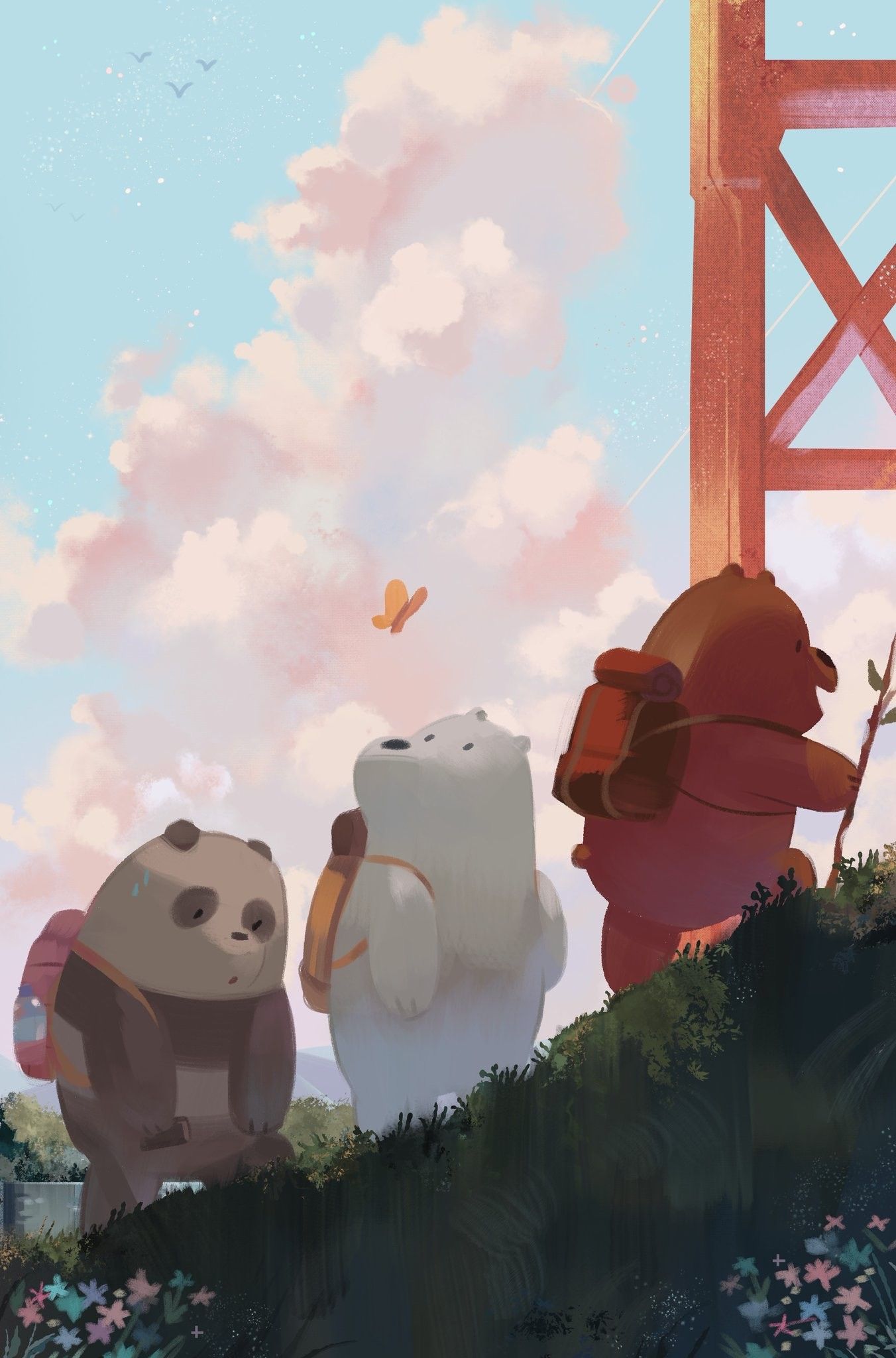 Cute iPhone We Bare Bears Wallpapers Wallpaper Cave