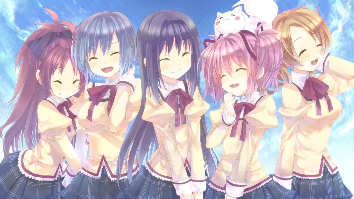 Anime Cute Friends Wallpapers Wallpaper Cave