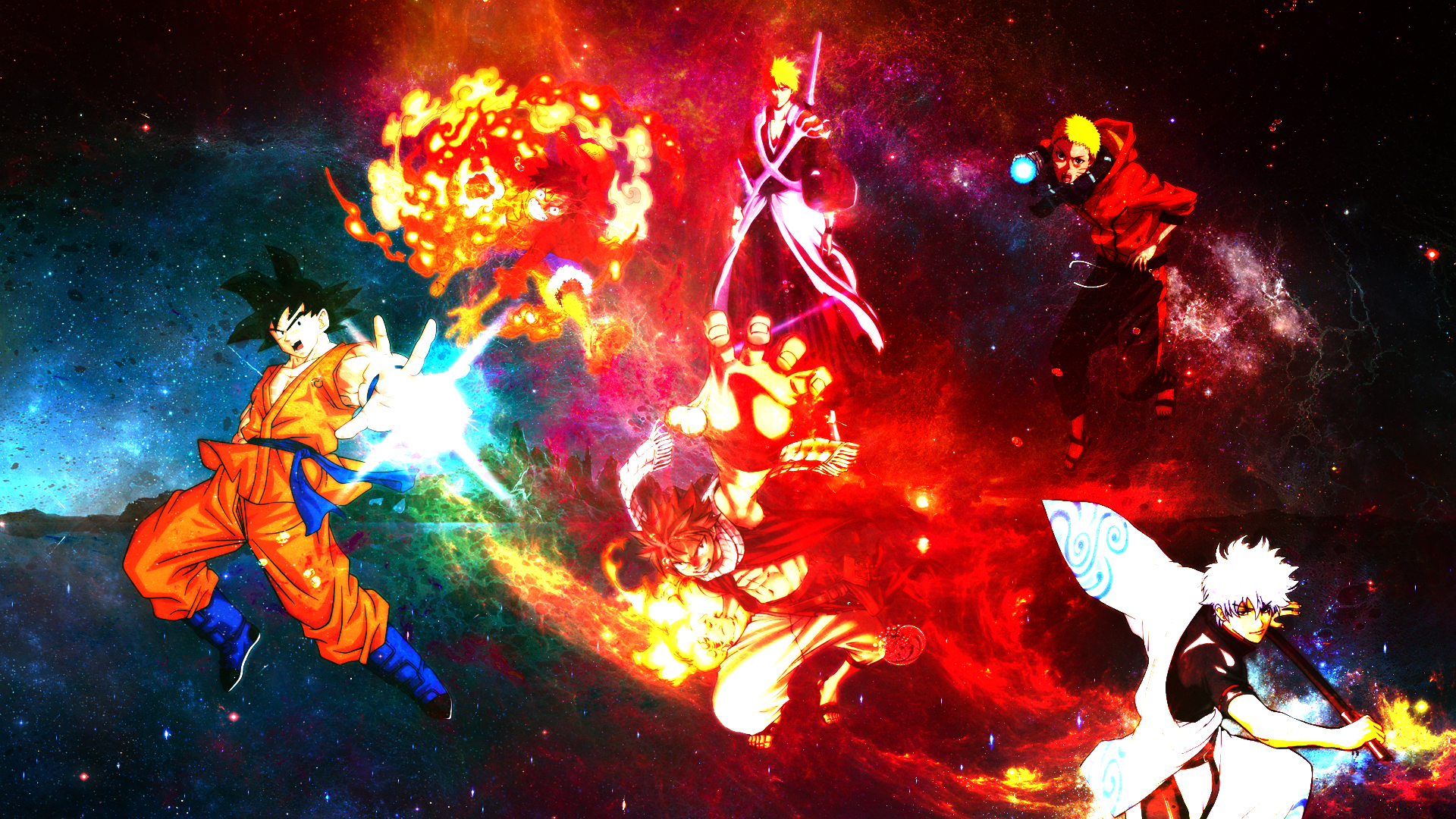 Gaming Anime Mix Wallpapers Wallpaper Cave