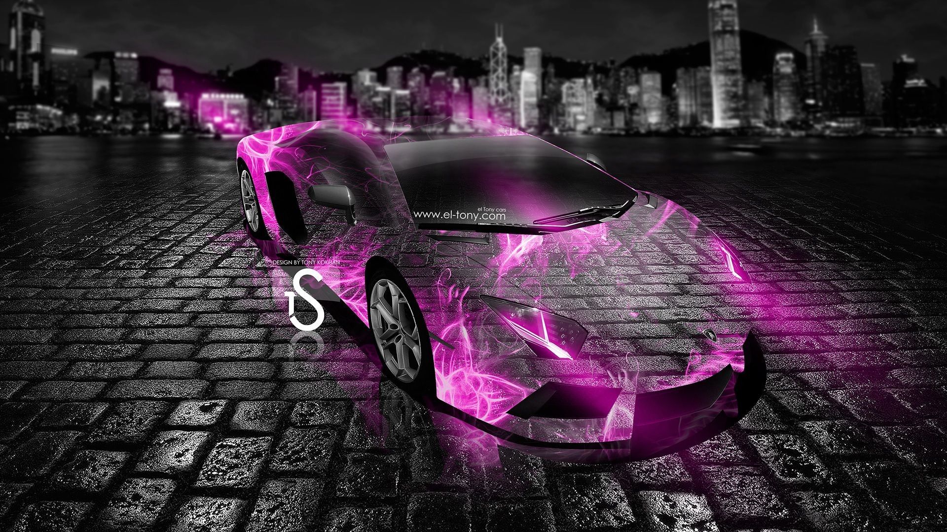Pink And Purple Car Desktop Wallpapers Wallpaper Cave