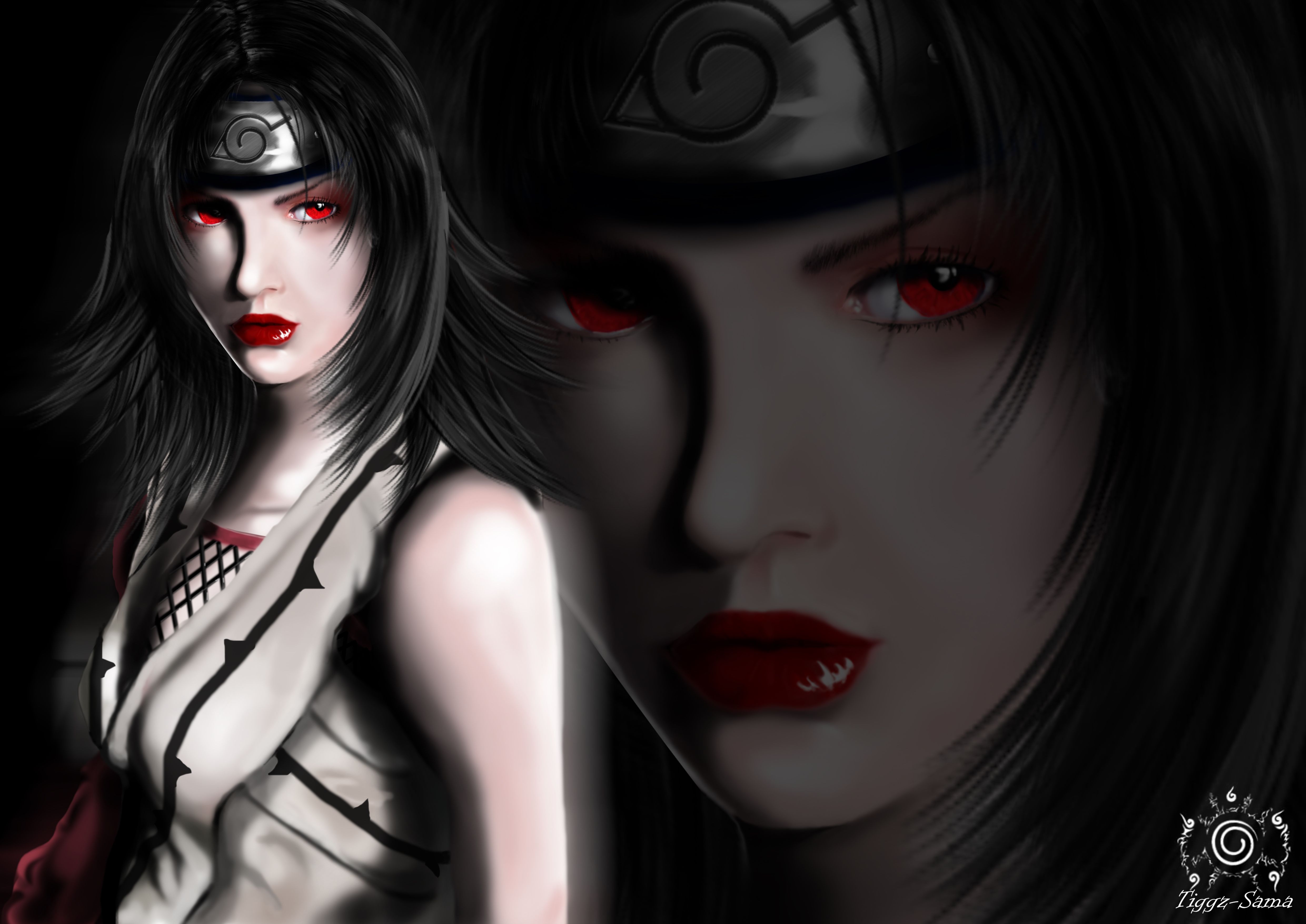 Red Eyes Anime Wallpapers Wallpaper Cave