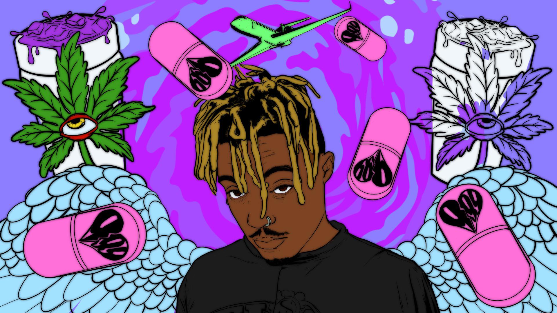 Juice Wrld Fan Art Anime Wallpapers Wallpaper Cave