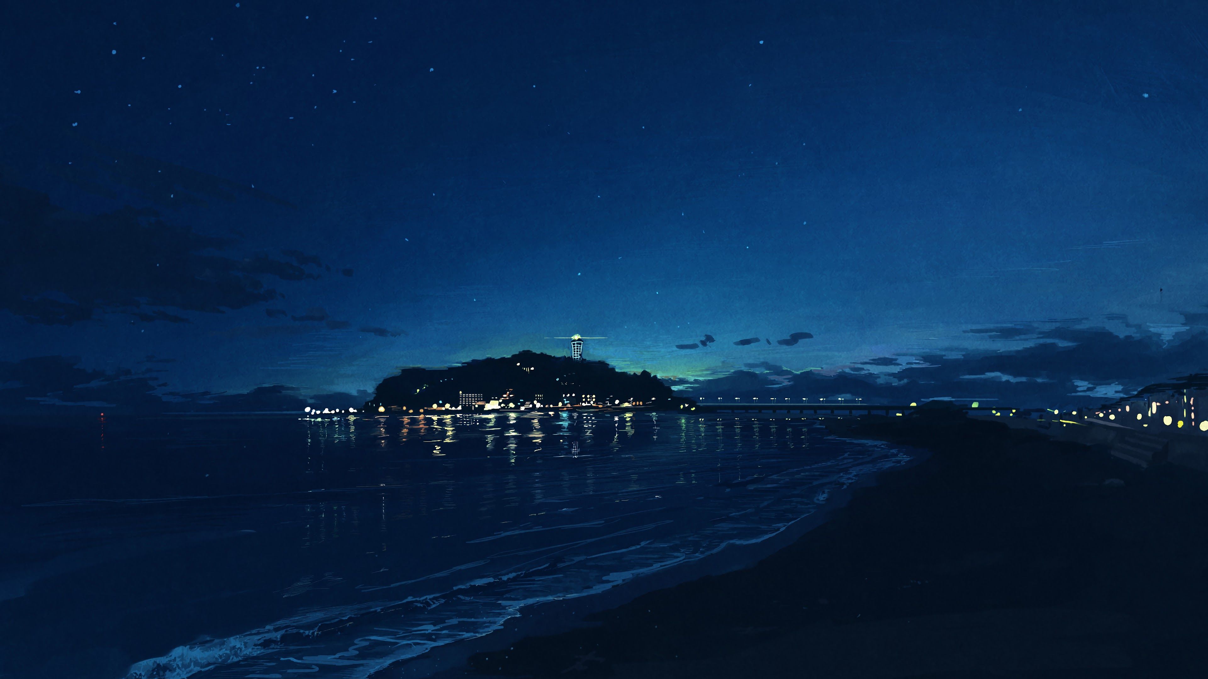 Beach At Night