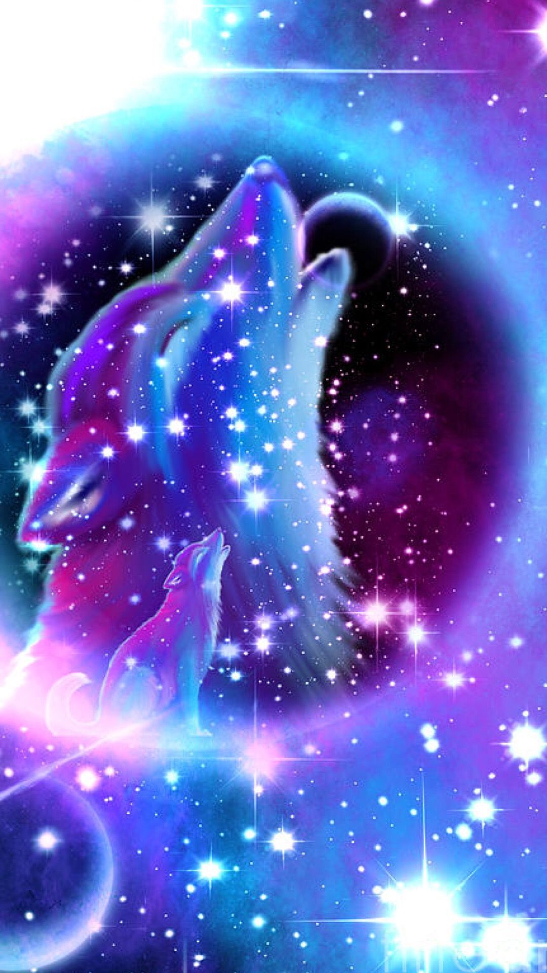 Beautiful Galaxy Wolf Wallpapers Looking for the best galaxy wolf wallpaper