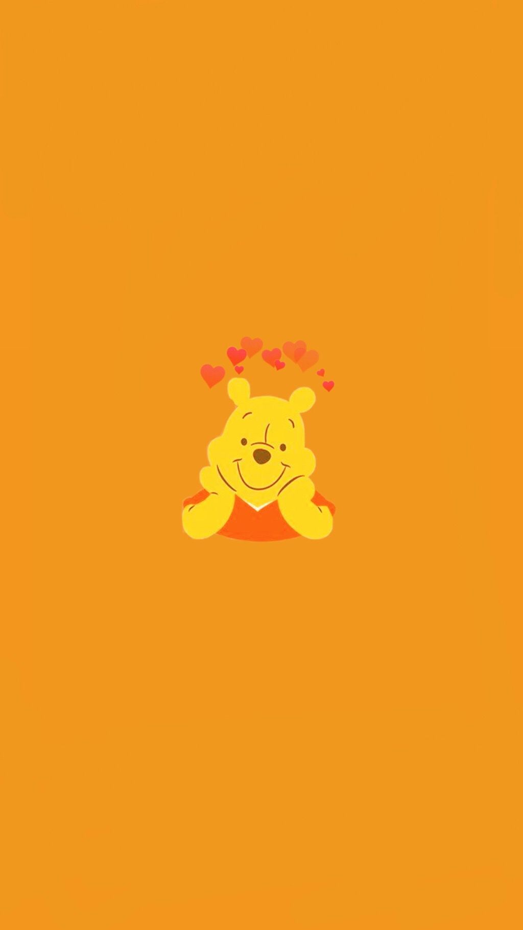 Aesthetic Yellow Winnie The Pooh Wallpapers Wallpaper Cave