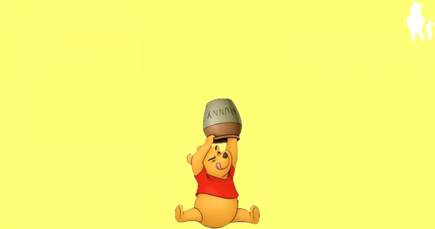 Aesthetic Yellow Winnie The Pooh Wallpapers Wallpaper Cave