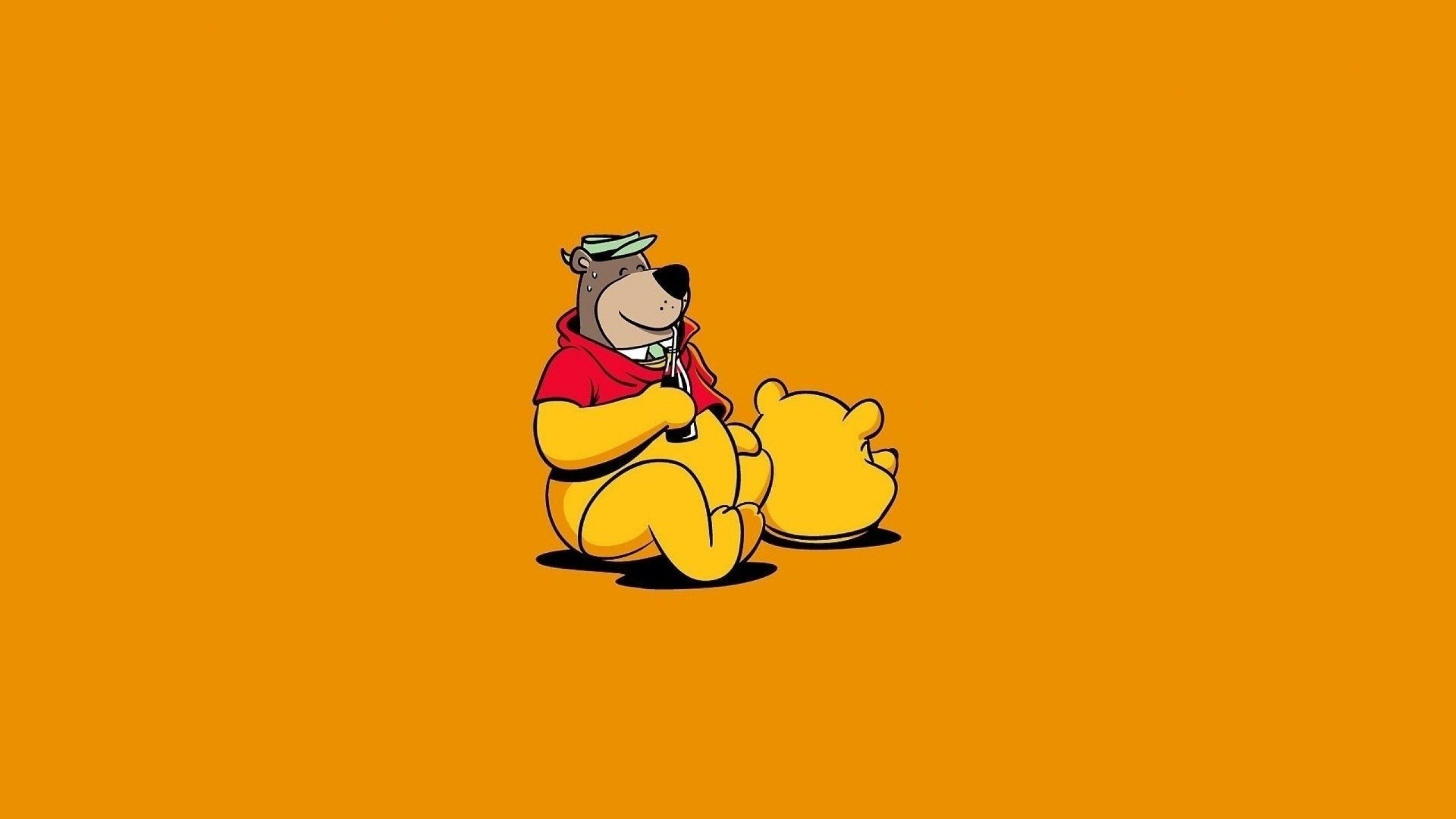 Aesthetic Yellow Winnie The Pooh Wallpapers Wallpaper Cave
