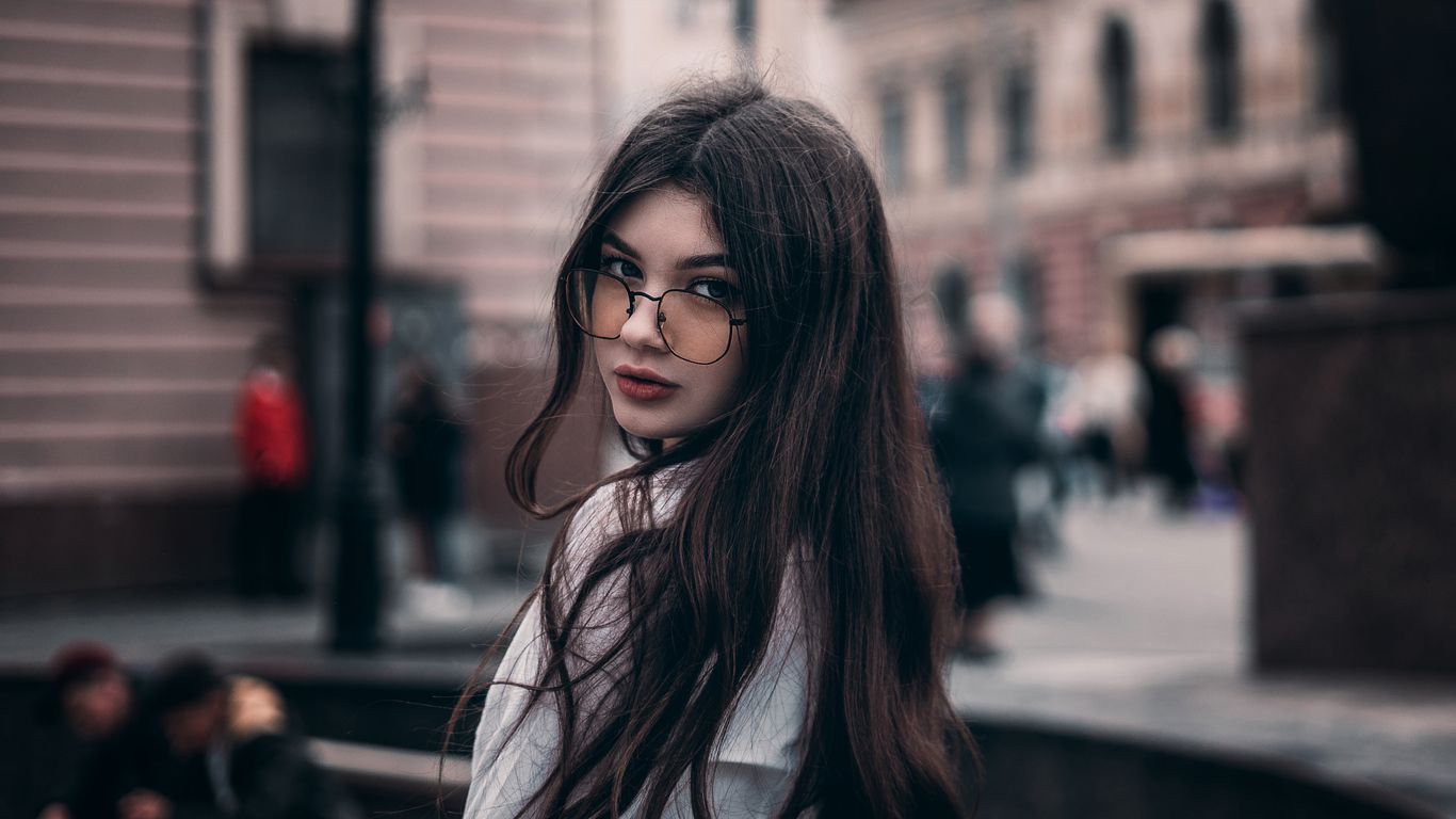 Girl With Glasses Wallpapers Wallpaper Cave