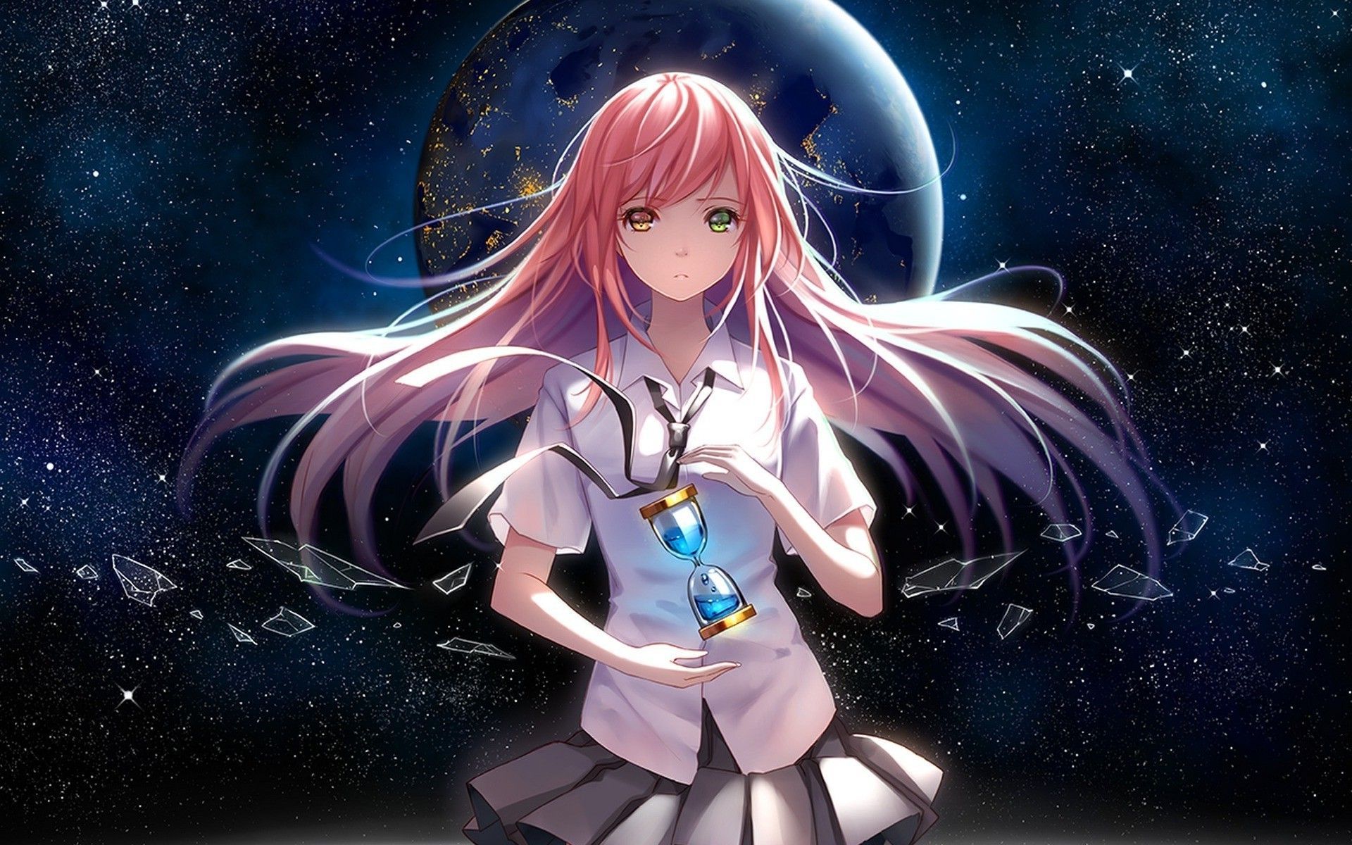 Anime Girl Characters With Pink Hair Wallpapers Wallpaper Cave