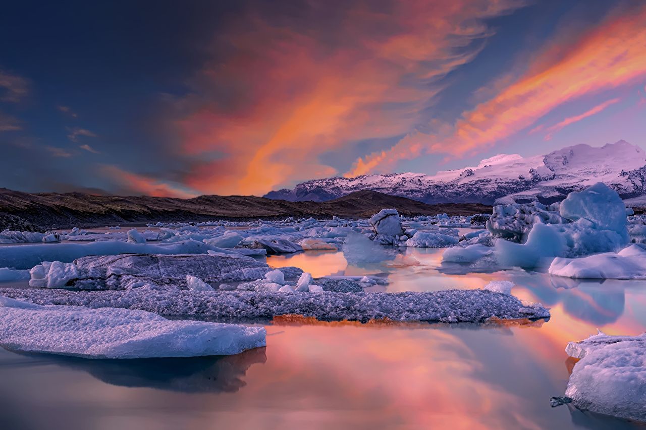 Sunset Iceland Wallpapers Wallpaper Cave