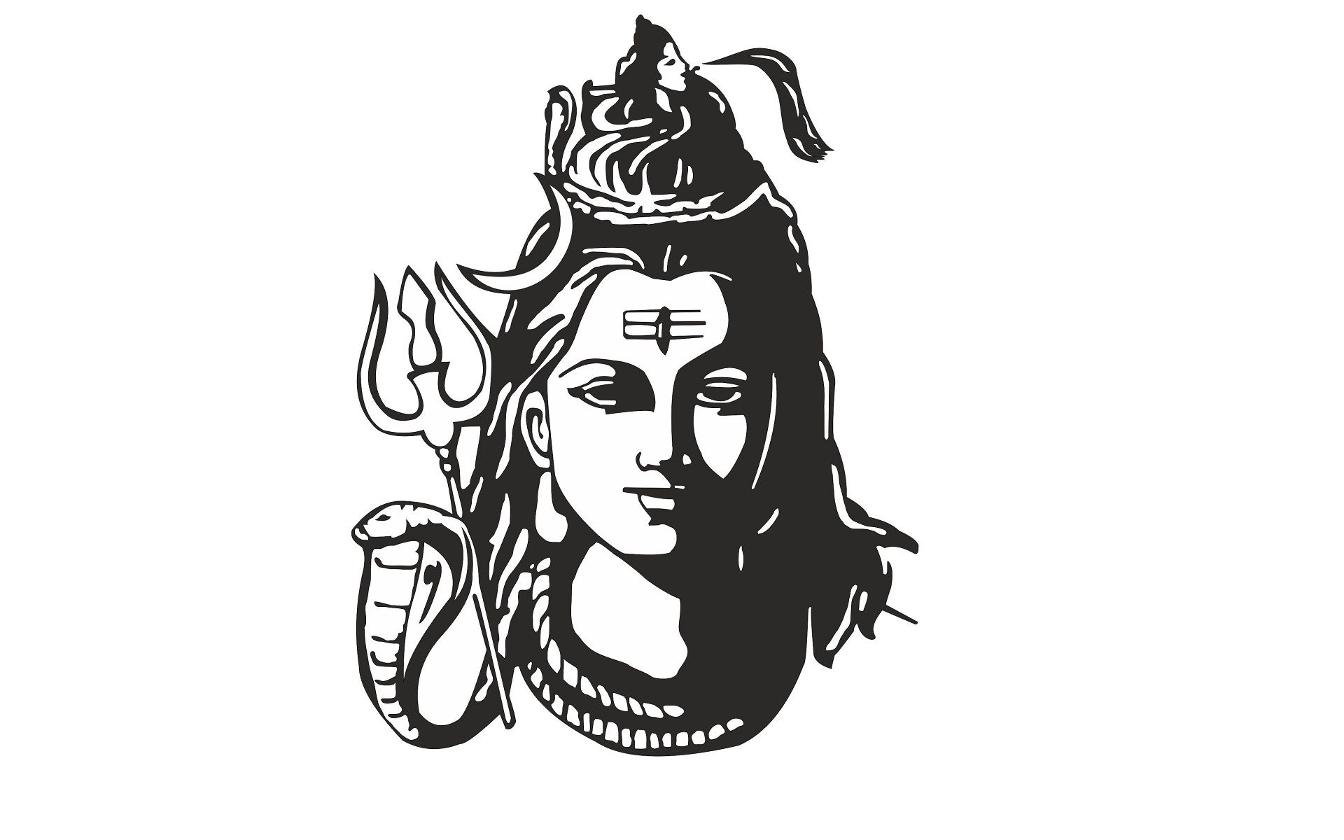 Lord Shiva White Wallpapers Wallpaper Cave