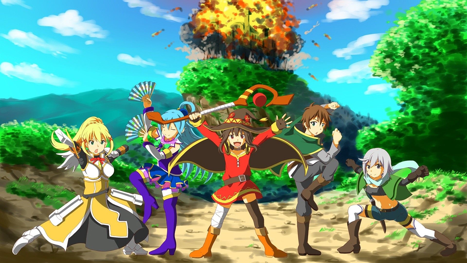 Konosuba Desktop Wallpapers Wallpaper Cave