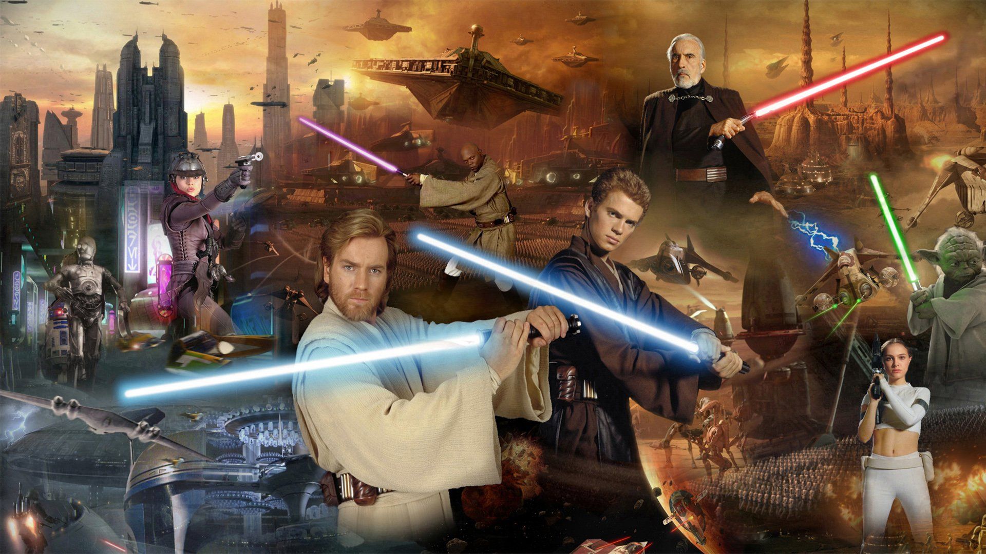Attack Of The Clones Wallpapers Wallpaper Cave