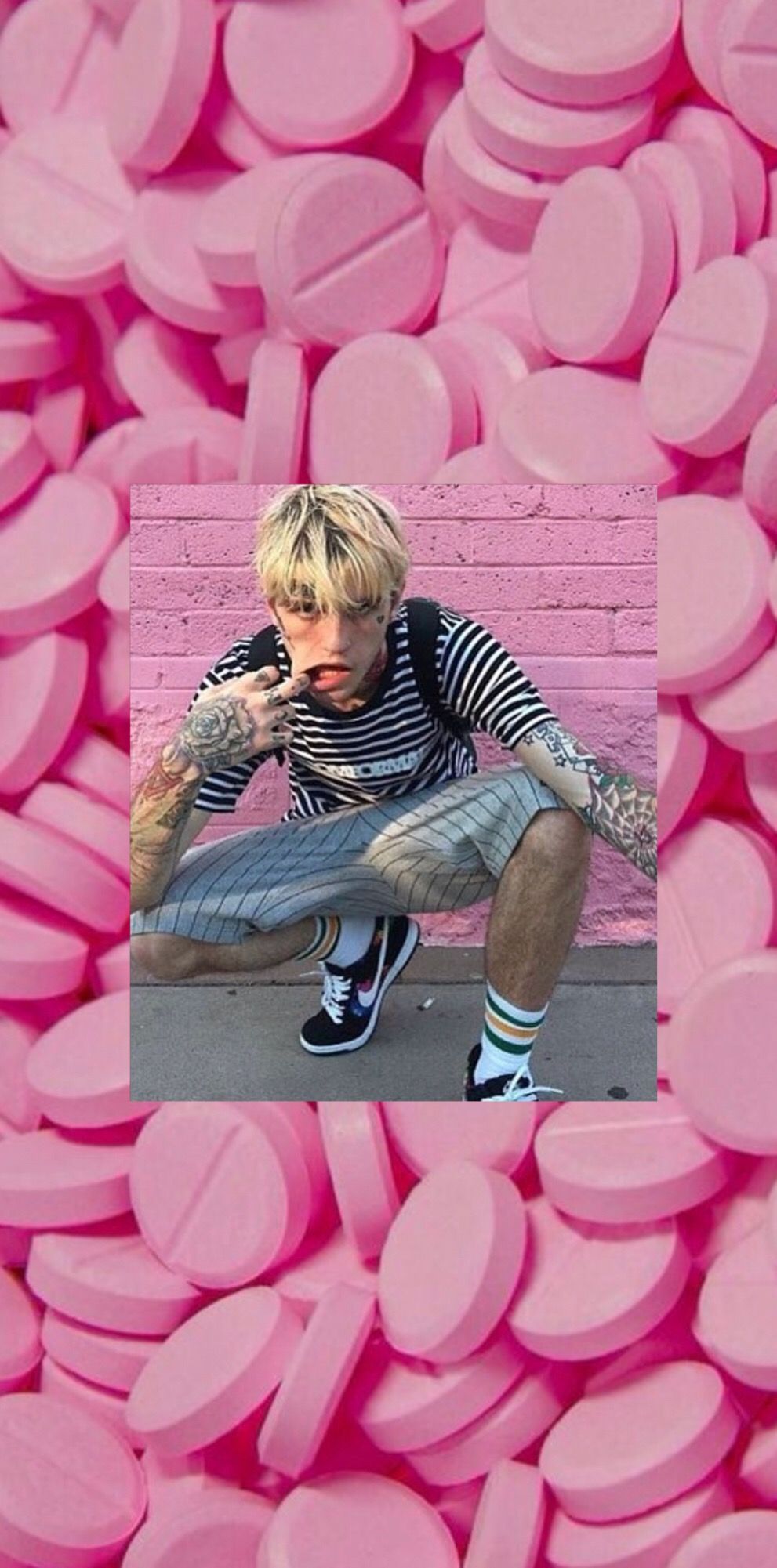Lil Peep Pink Wallpapers Wallpaper Cave