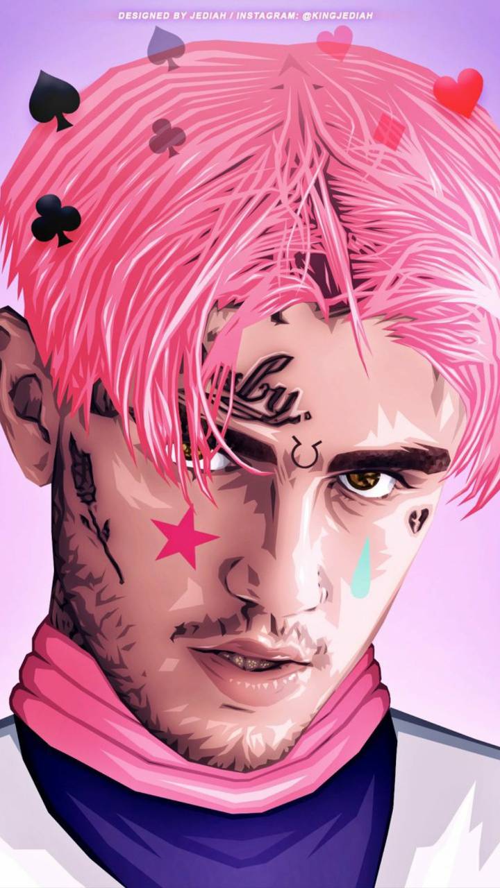 Lil Peep Pink Wallpapers Wallpaper Cave