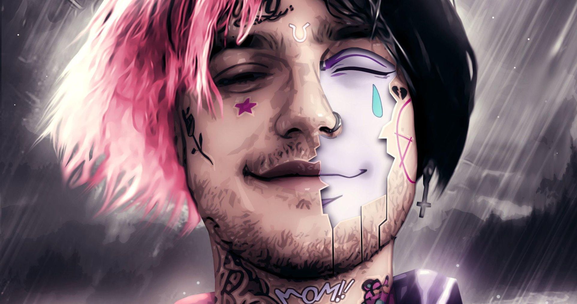 Lil Peep Pink Wallpapers Wallpaper Cave