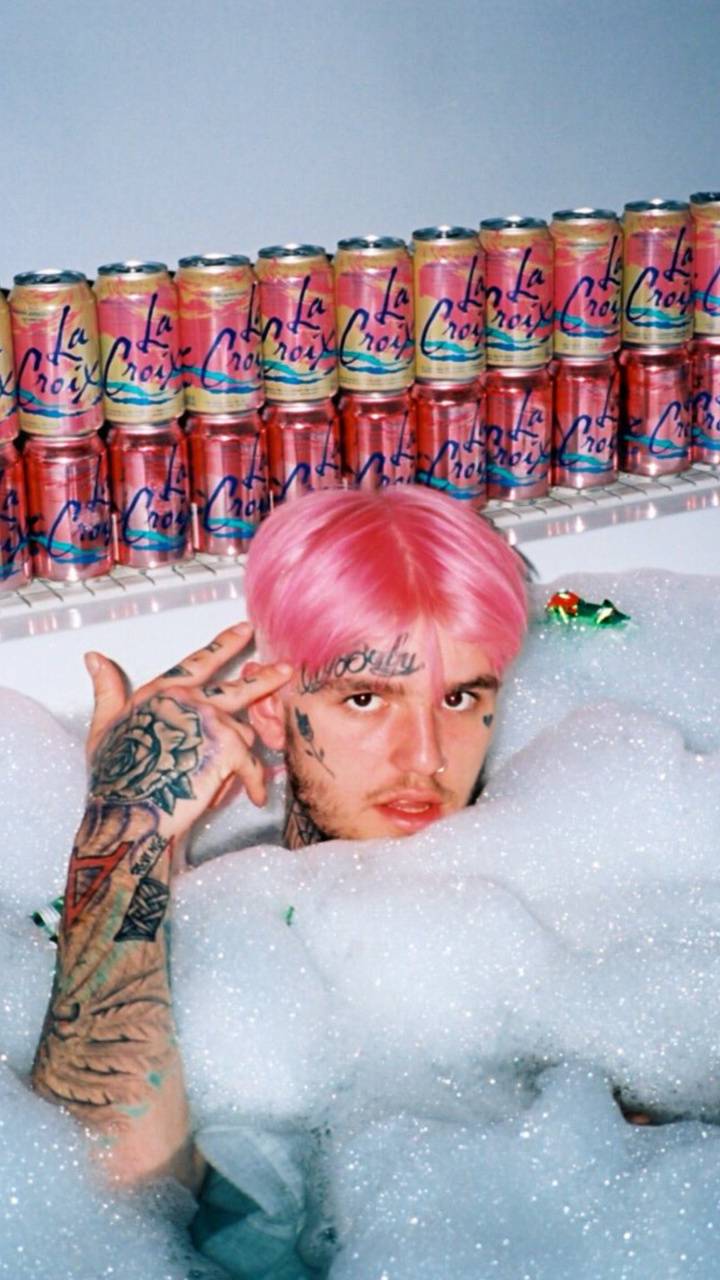 Lil Peep Pink Wallpaper