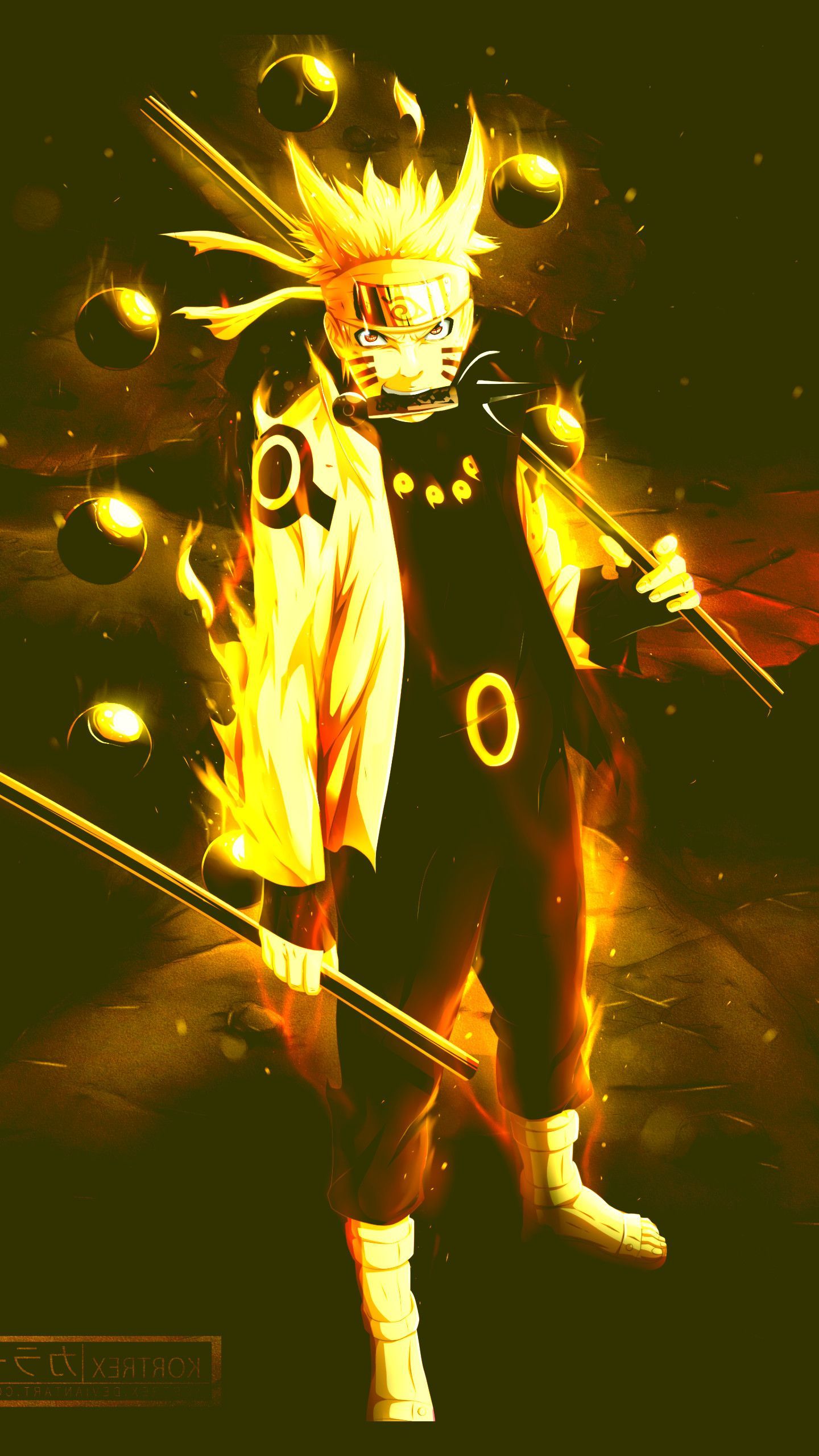Naruto Six Paths Sage Mode Mobile HD Wallpapers Wallpaper Cave