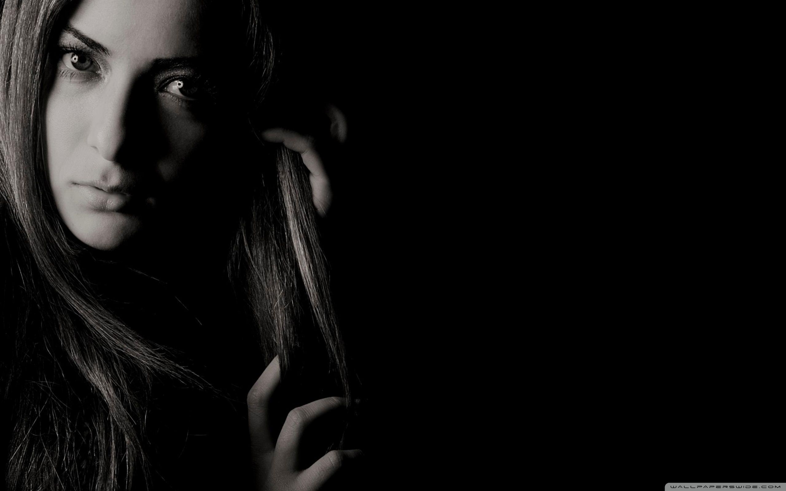 Black And White Girl Wallpapers Wallpaper Cave