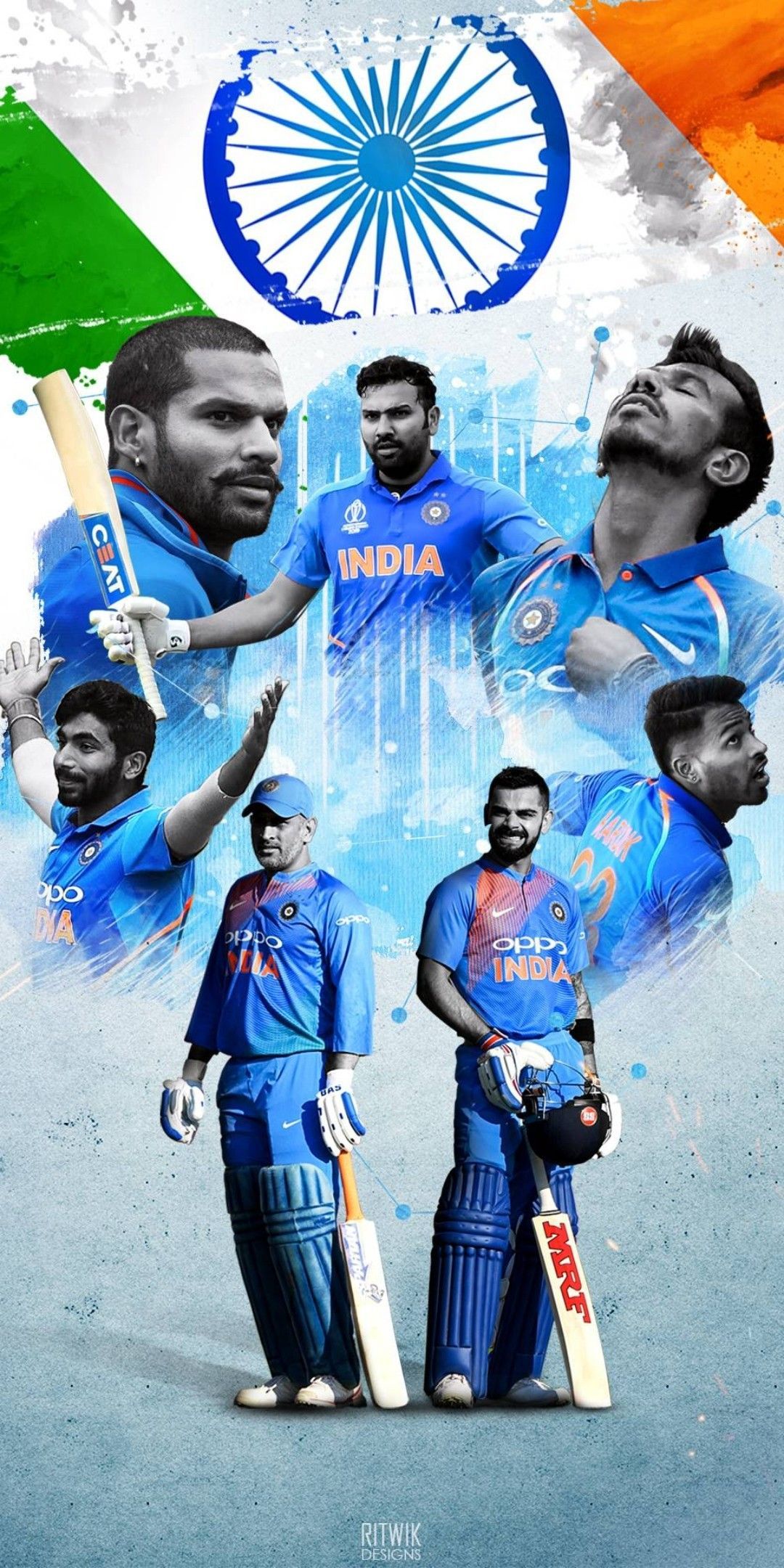 Indian Cricket Team Logo Wallpapers Wallpaper Cave