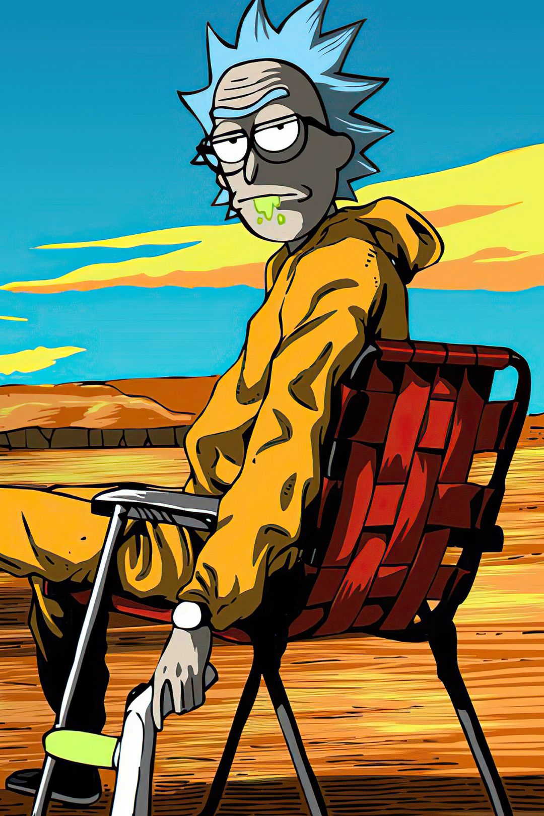 Rick And Morty Breaking Bad Wallpapers Wallpaper Cave