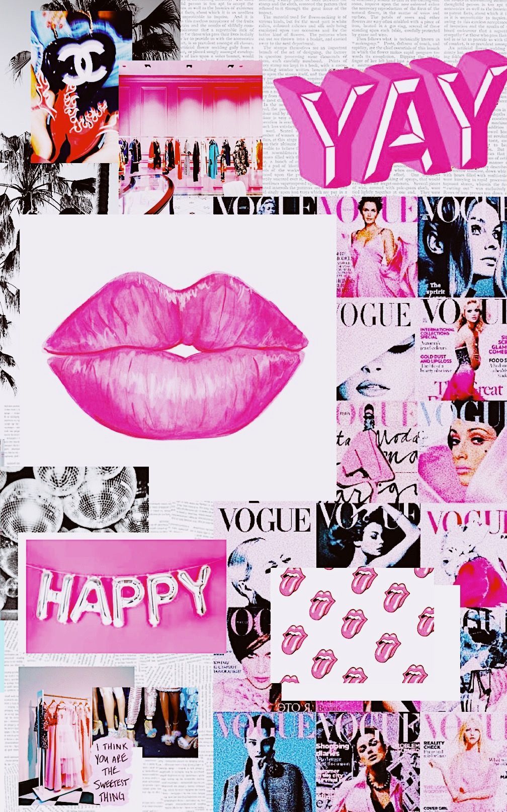 Lips Pink VSCO Wallpapers Wallpaper Cave