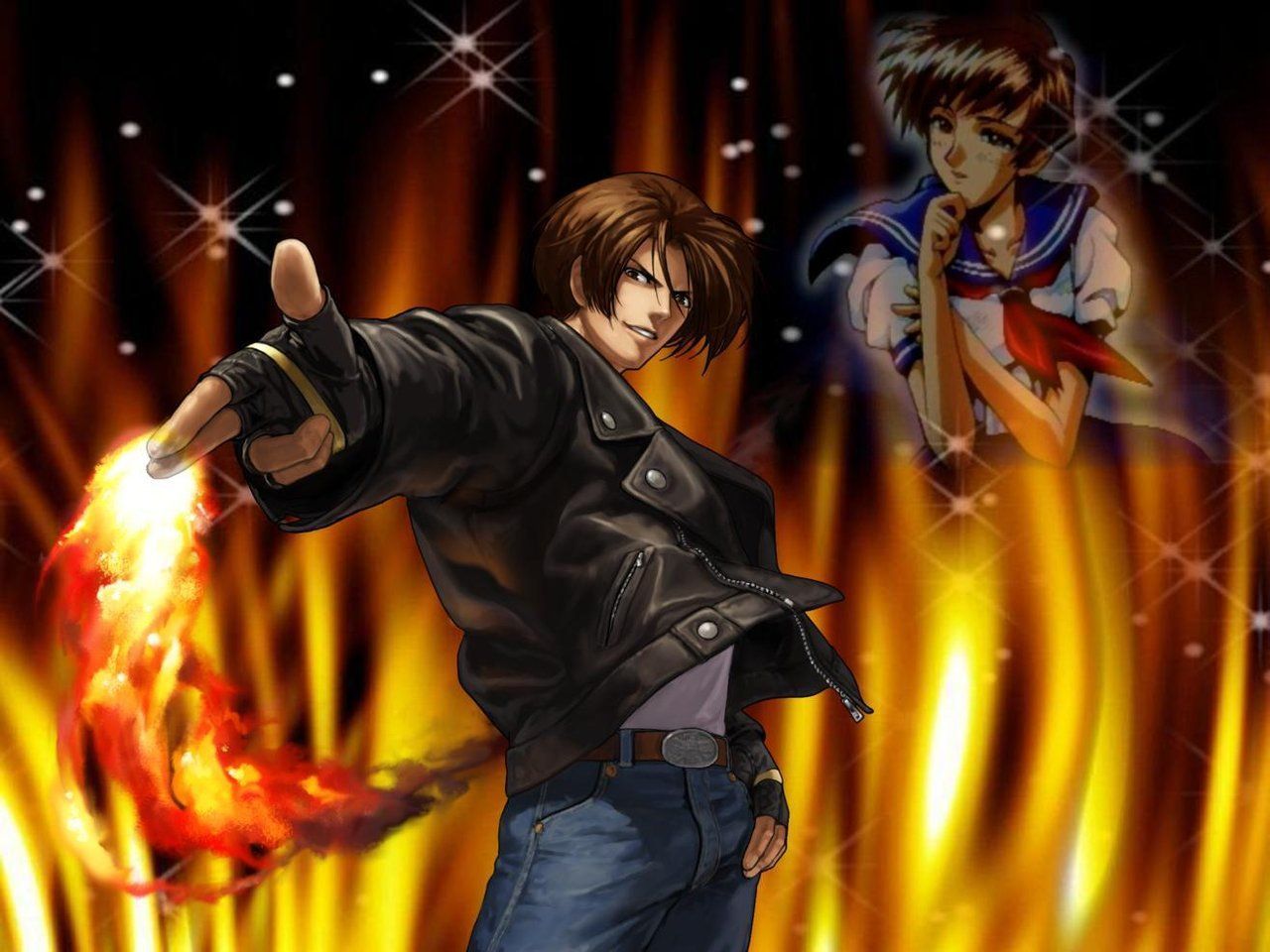 Kyo Kusanagi Desktop Wallpapers Wallpaper Cave