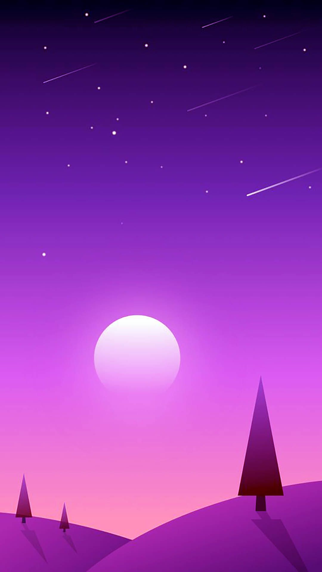 Minimalist Purple Aesthetic Wallpaper Desktop Ps4 Purple Anime