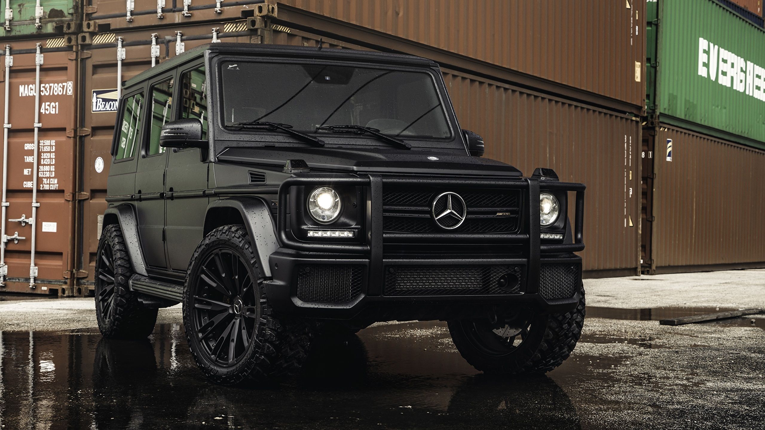 Mercedes G63 Black Desktop Wallpaper