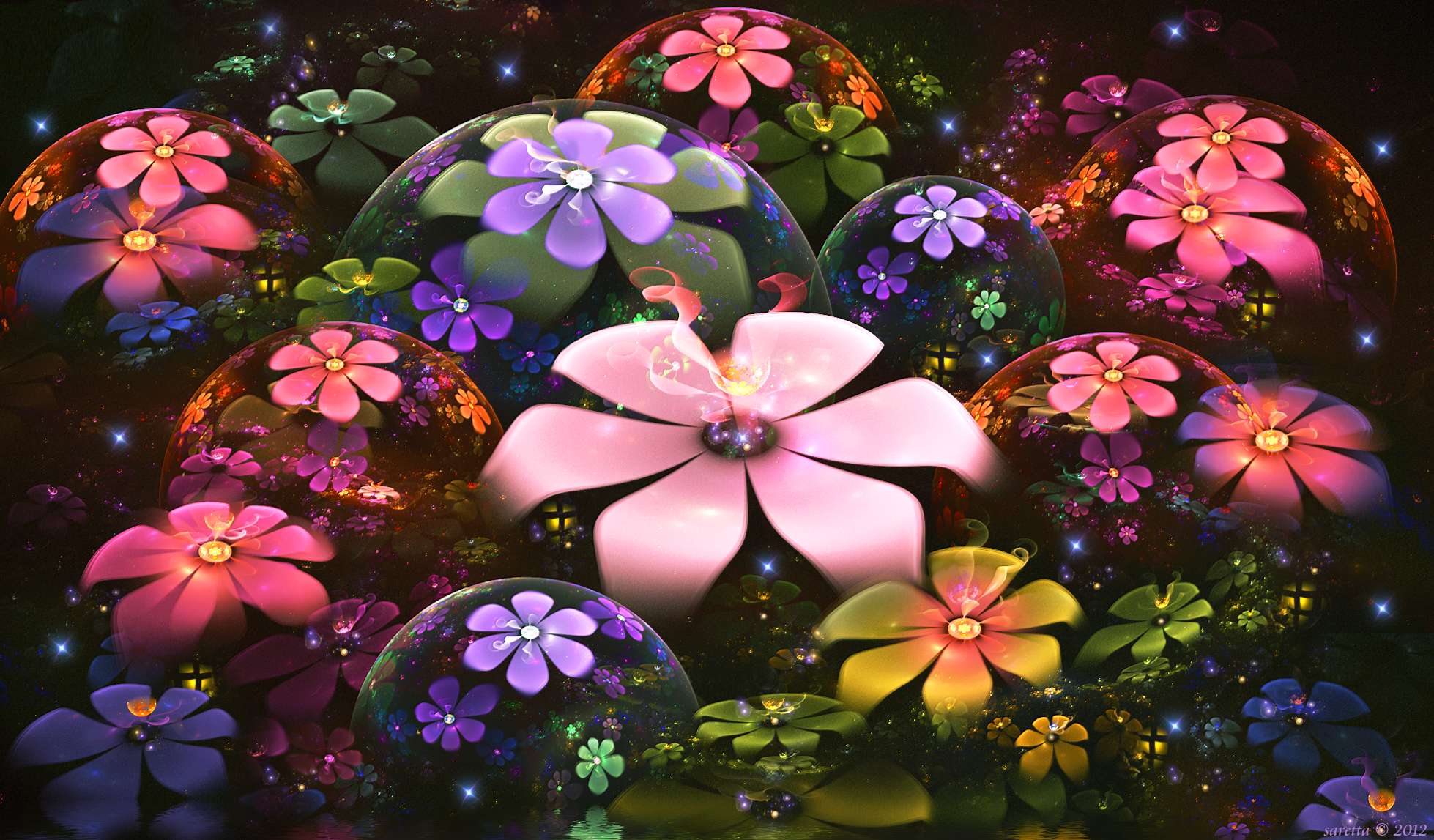 Magical Flowers Wallpapers Wallpaper Cave