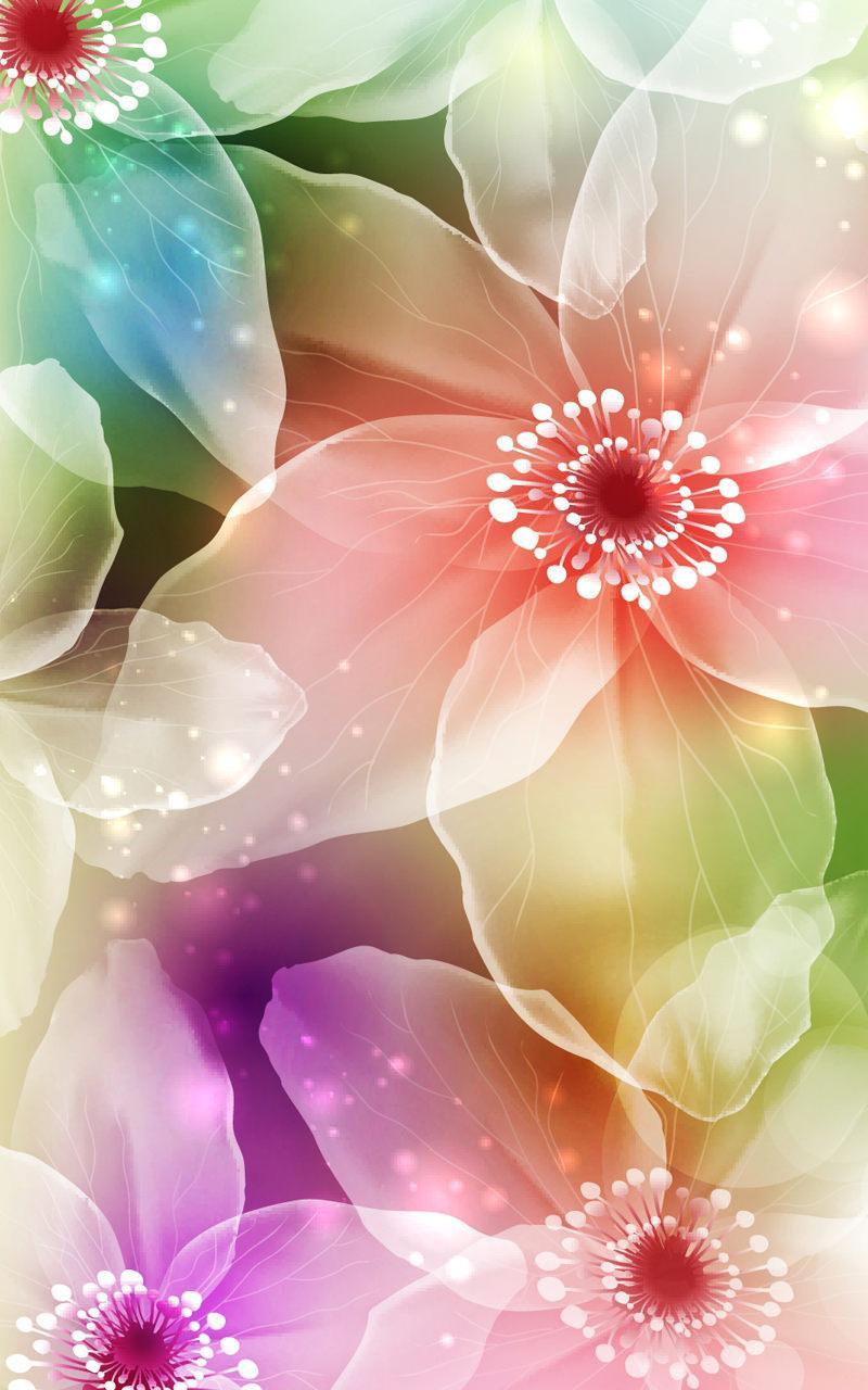 Magical Flowers Wallpaper