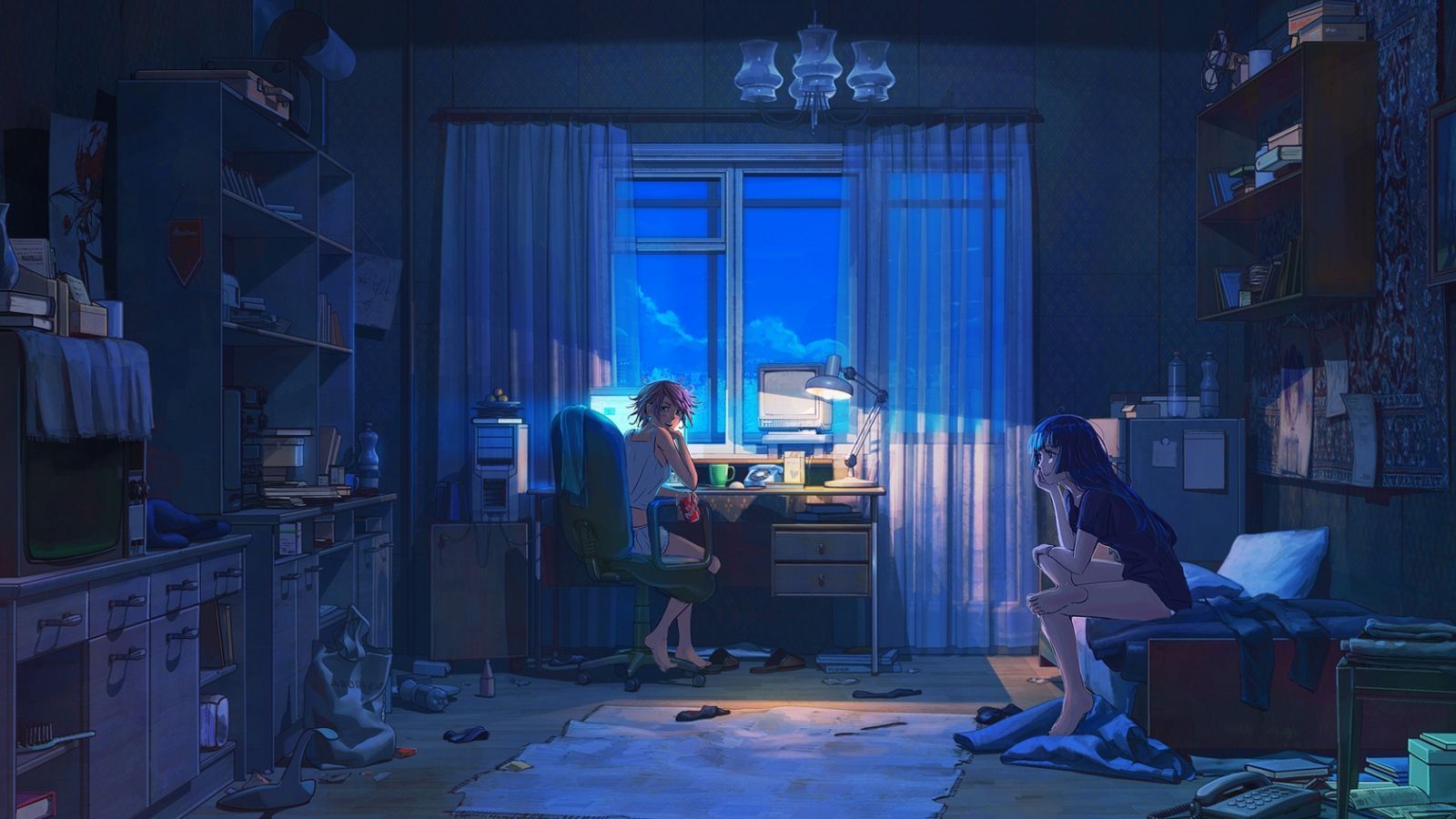 Aesthetic Gamer Girl Computer Wallpapers Wallpaper Cave