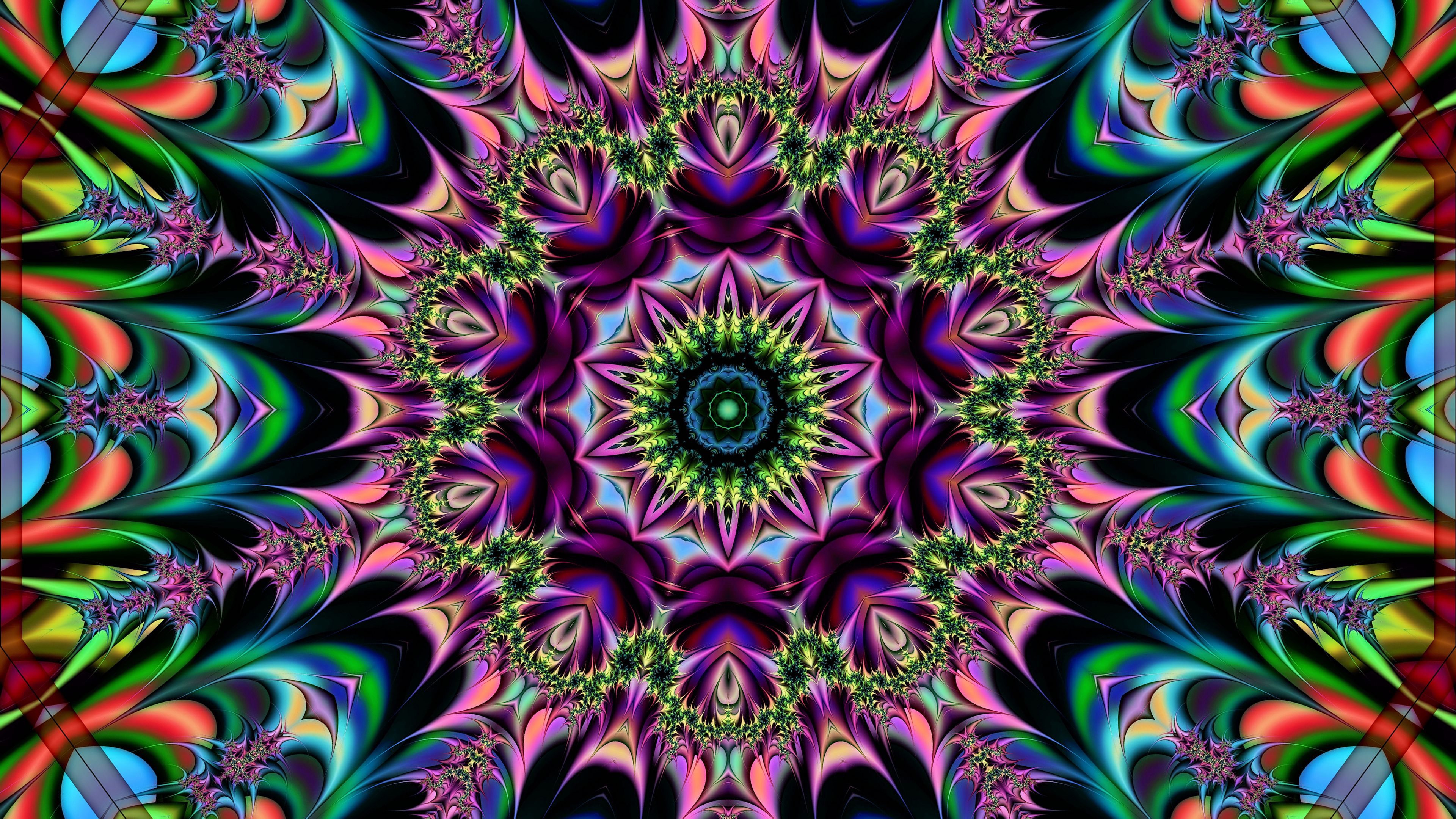 Kaleidoscope Patterns Colors HD Wallpapers Wallpaper Cave