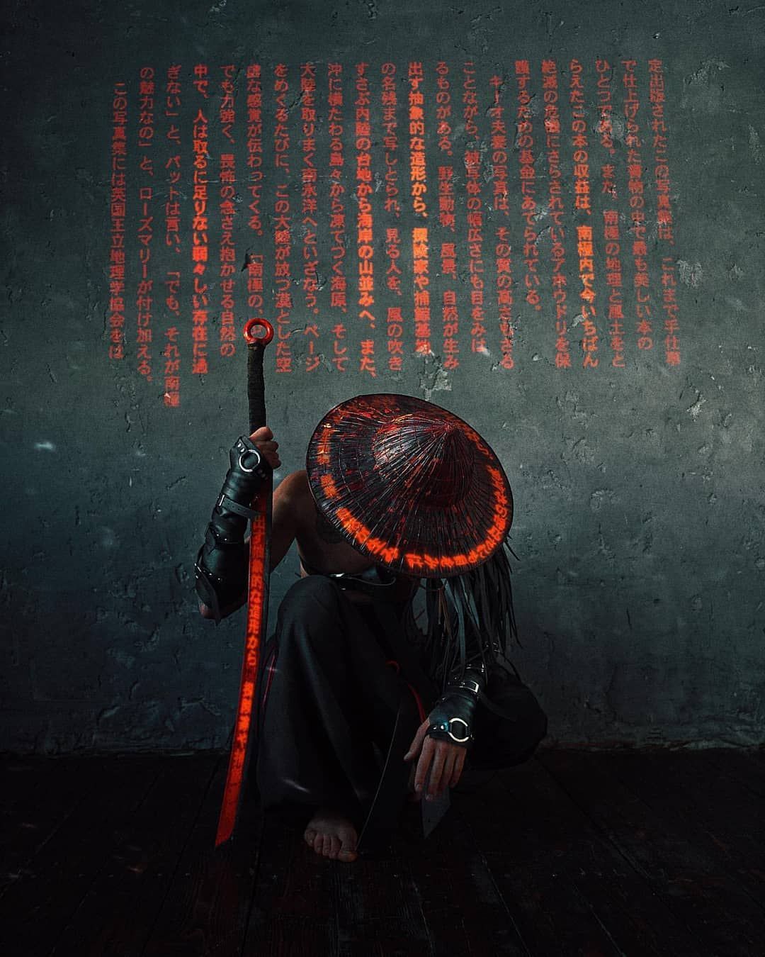 Anime Neon Samurai Wallpapers Wallpaper Cave