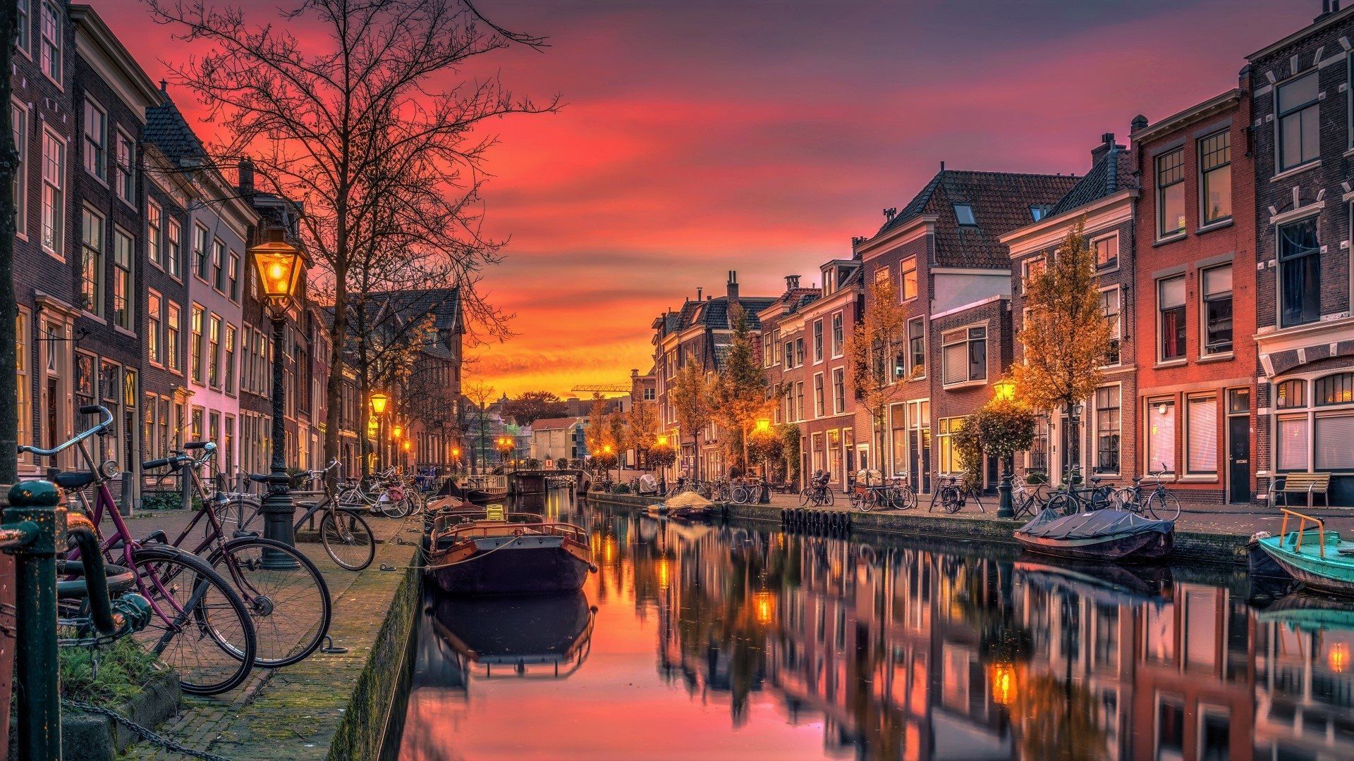 Amsterdam Sunset Wallpapers Wallpaper Cave