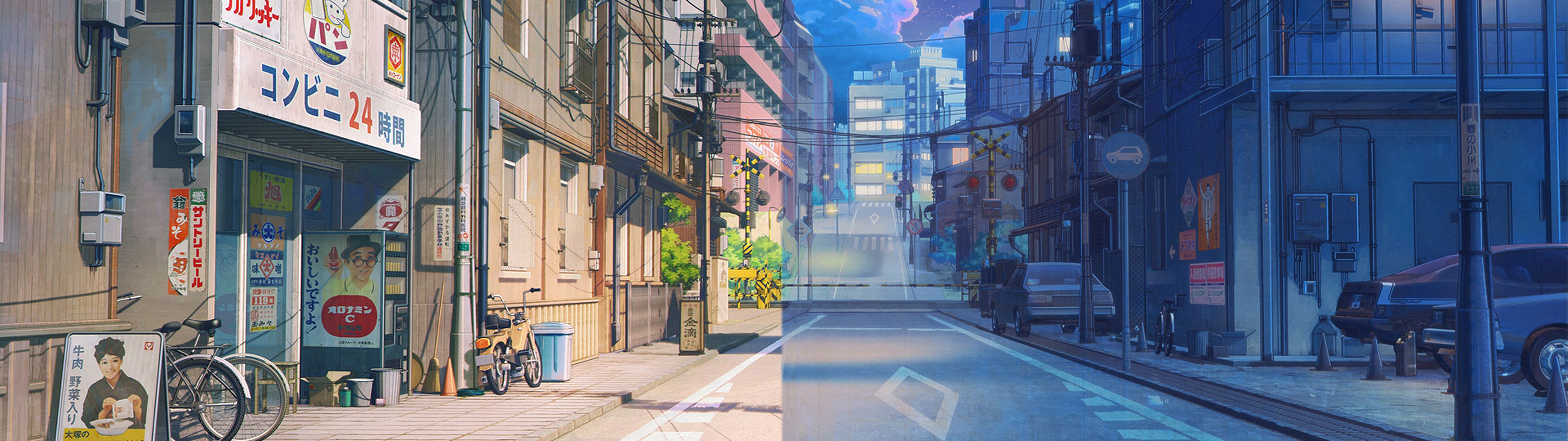 Anime Streets Wallpapers Wallpaper Cave