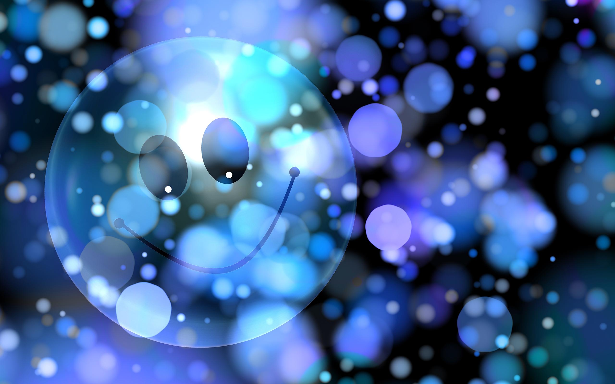 Blue Emoji Background