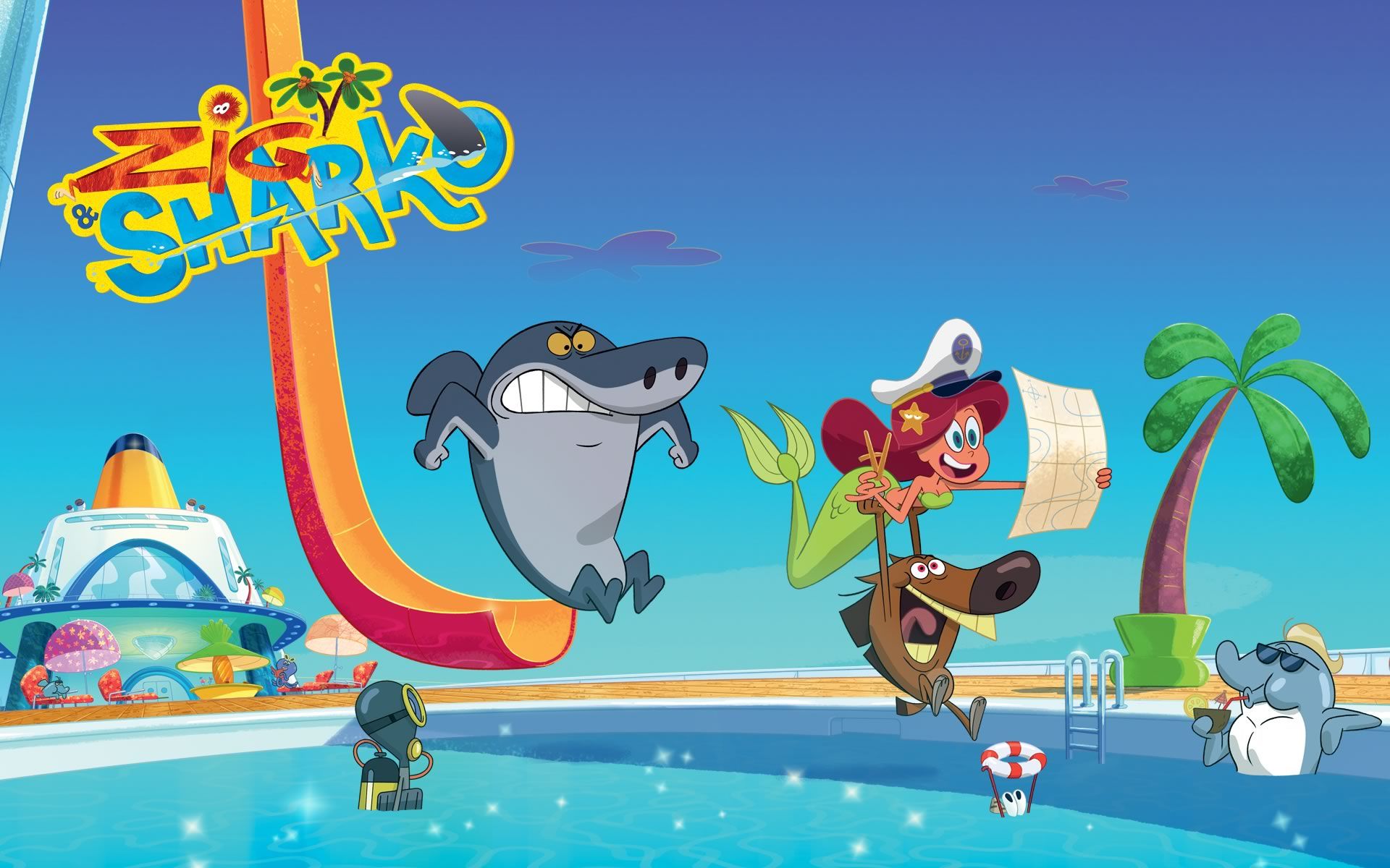 Zig And Sharko Wallpapers Wallpaper Cave