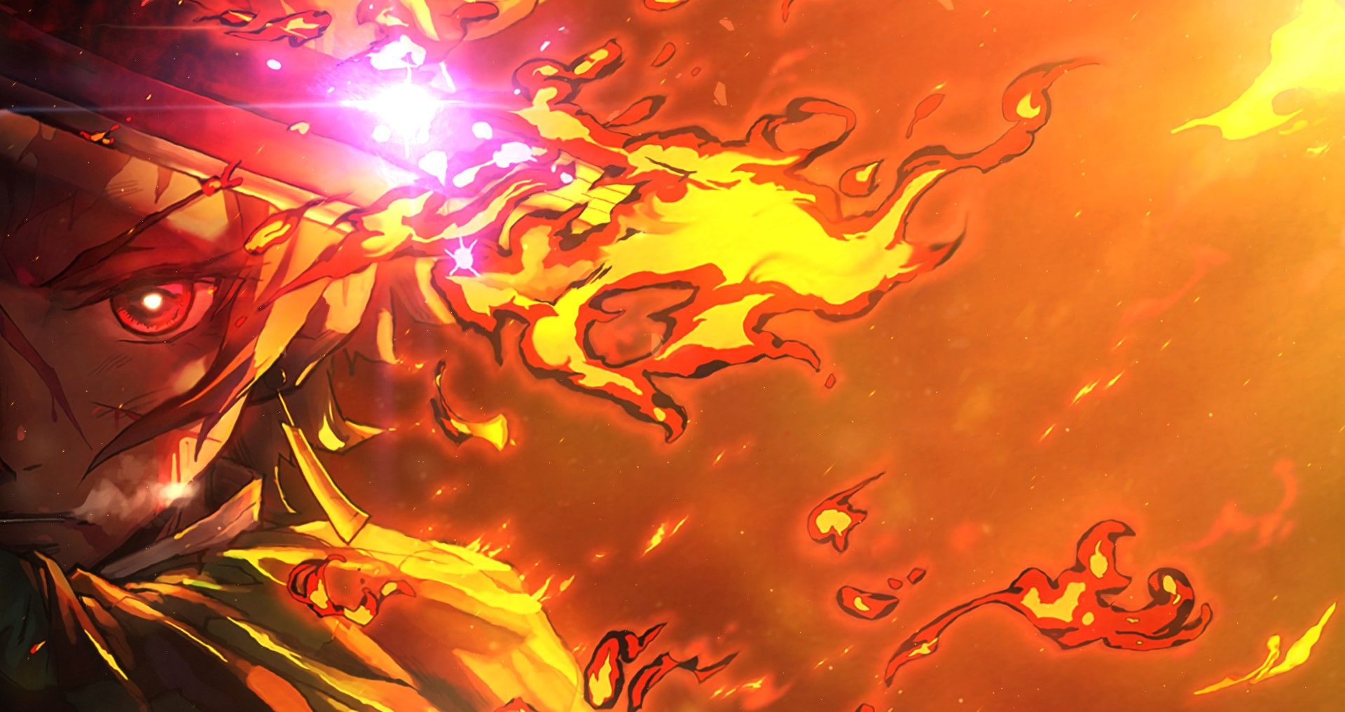 Tanjiro Hinokami Kagura Wallpaper