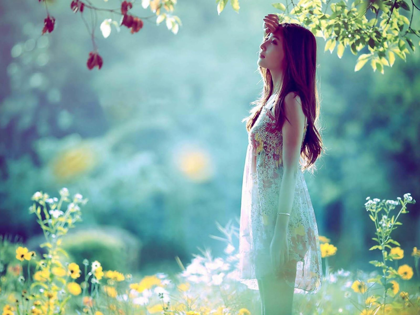 Girl Most Beautiful Nature Wallpapers