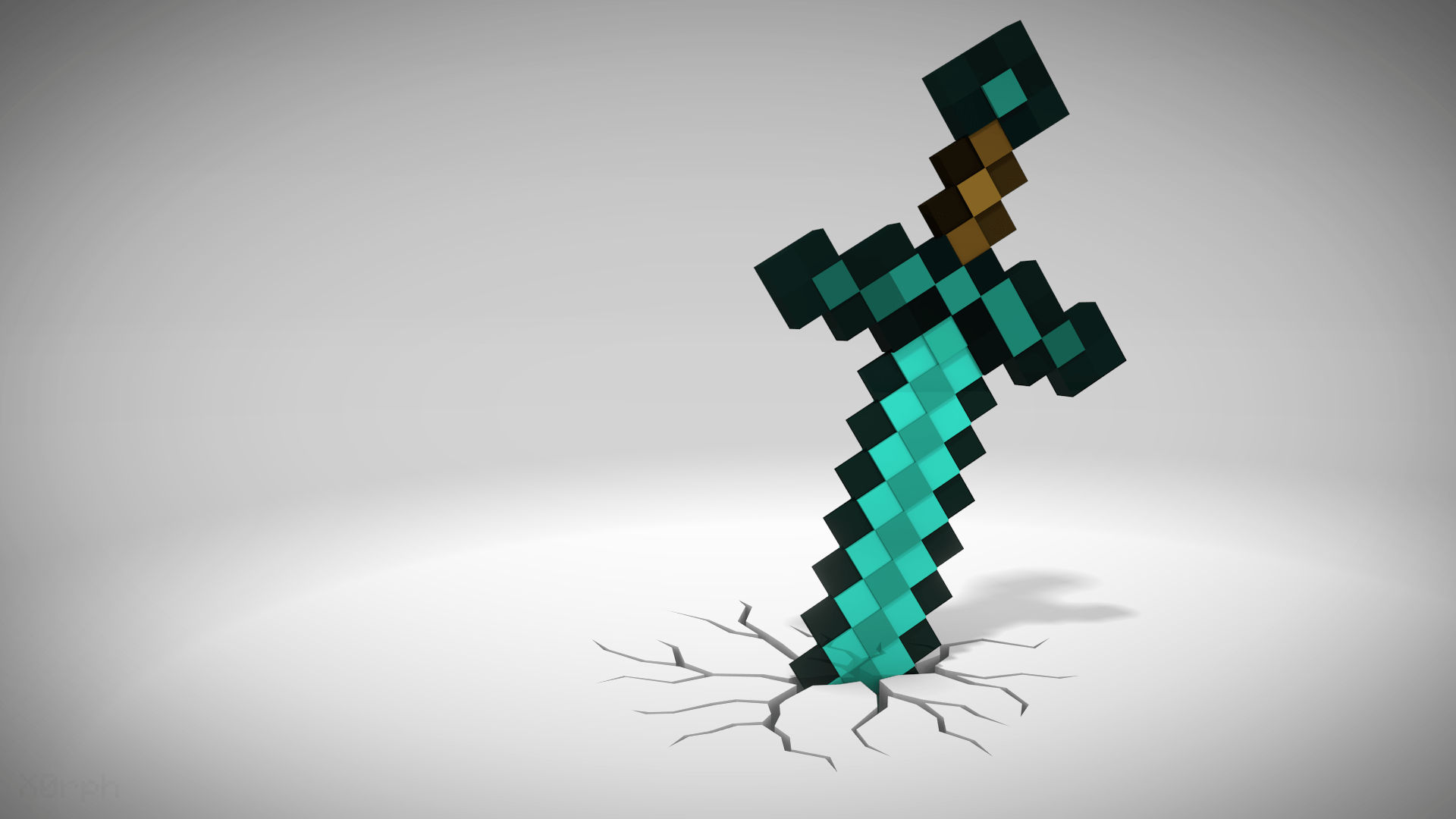 Minecraft Diamond Sword Wallpapers Wallpaper Cave