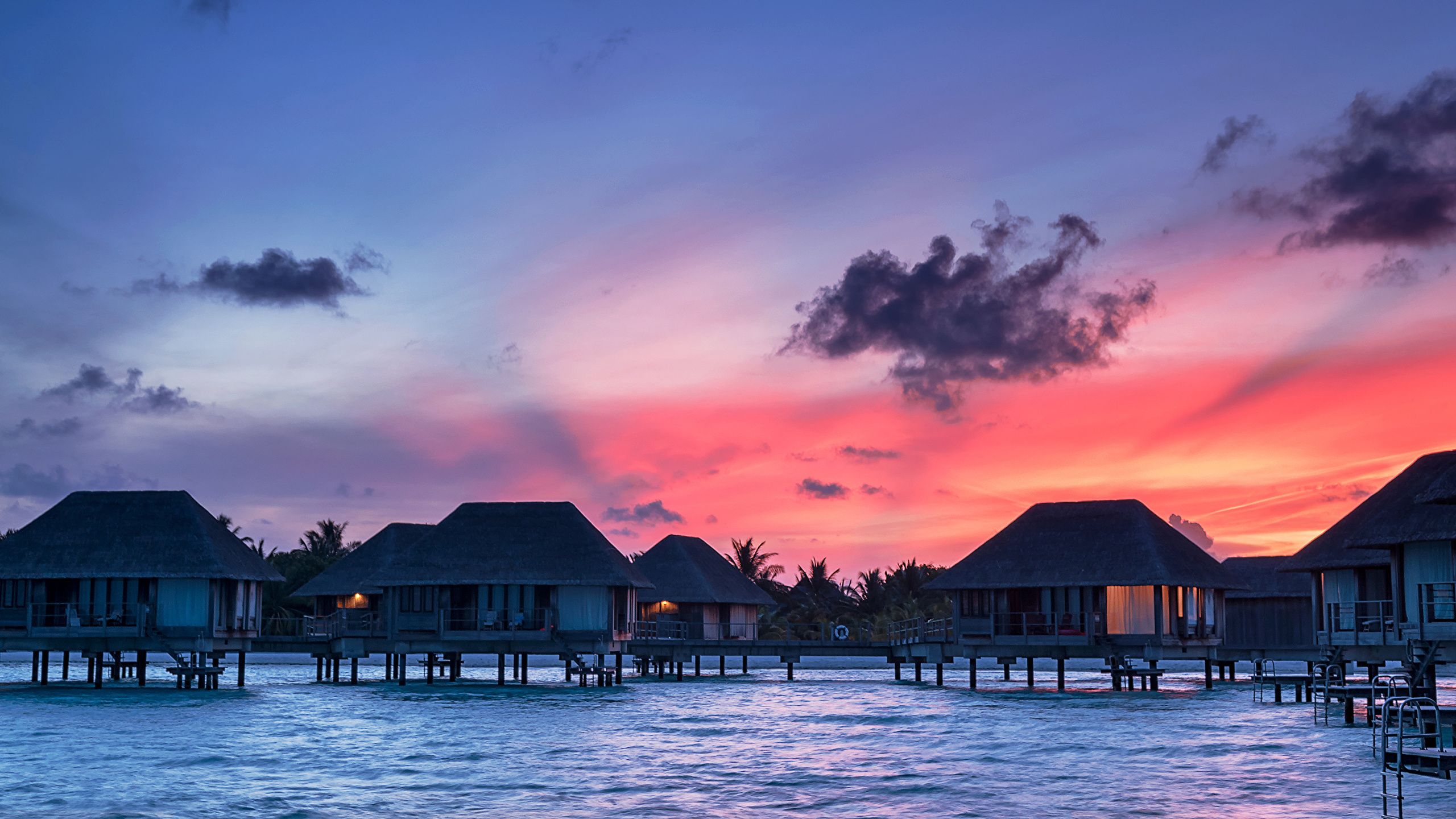 Maldives Sunset Wallpapers Wallpaper Cave